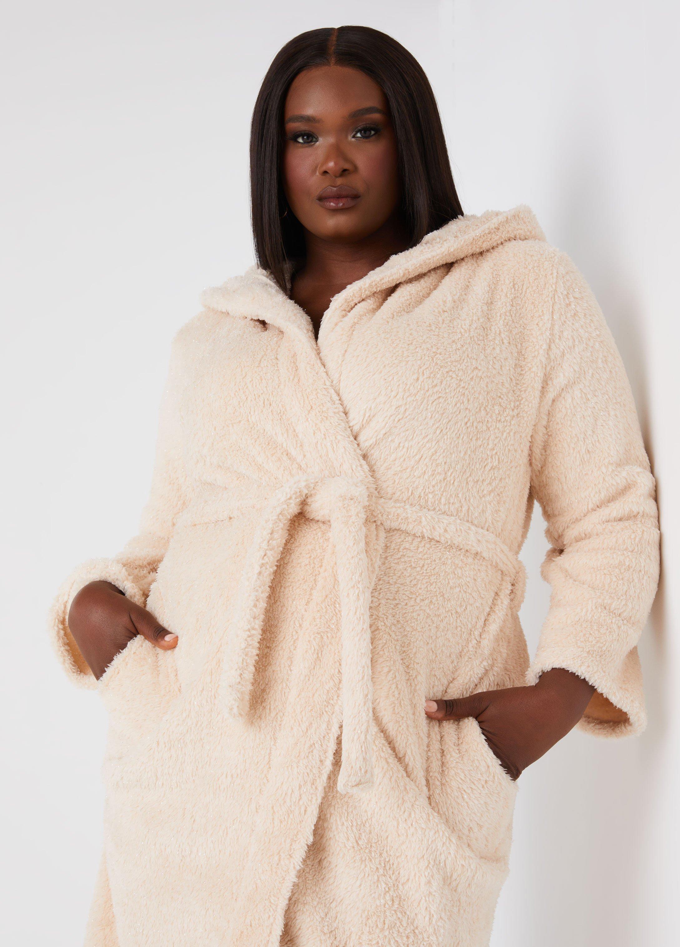 Rachel Zoe Lurex™ Hooded Robe Product Image