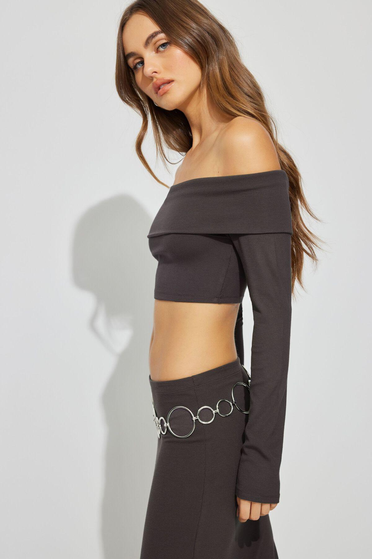 Kayla Foldover Off Shoulder Top Product Image