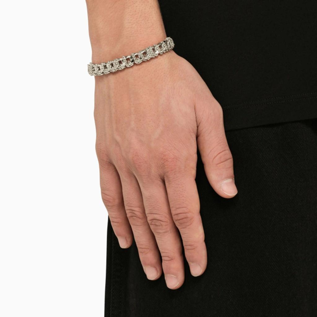 EMANUELE BICOCCHI Silver 925 Intricate Chain Bracelet In Multicolor Product Image