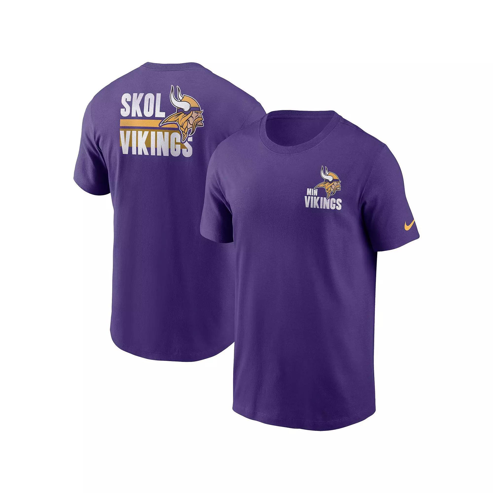 Men's Nike Purple Minnesota Vikings Blitz Essential T-Shirt, Size: Small Product Image