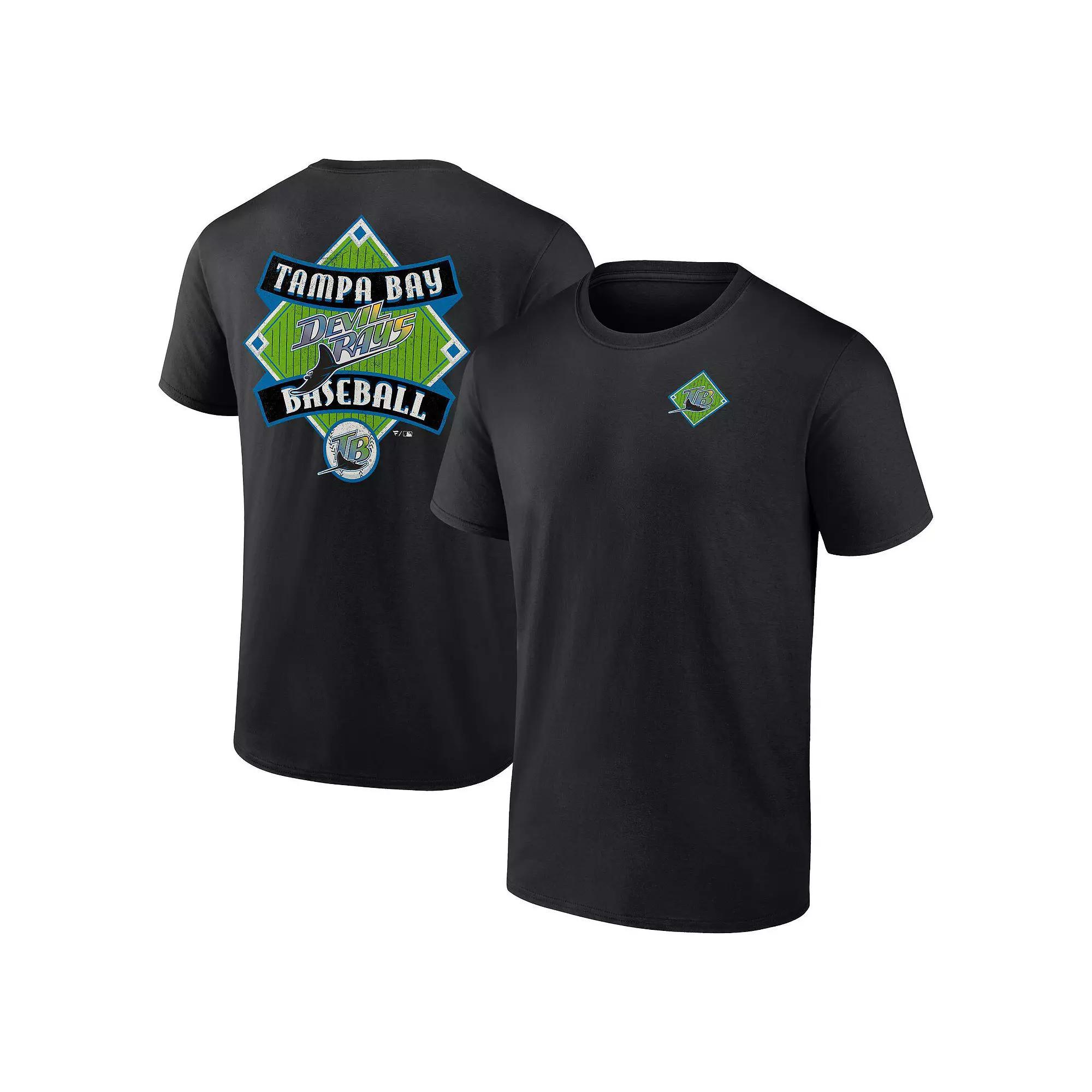 Men's Profile Black Tampa Bay Rays Big & Tall Field Play T-Shirt, Size: 3XLT Product Image