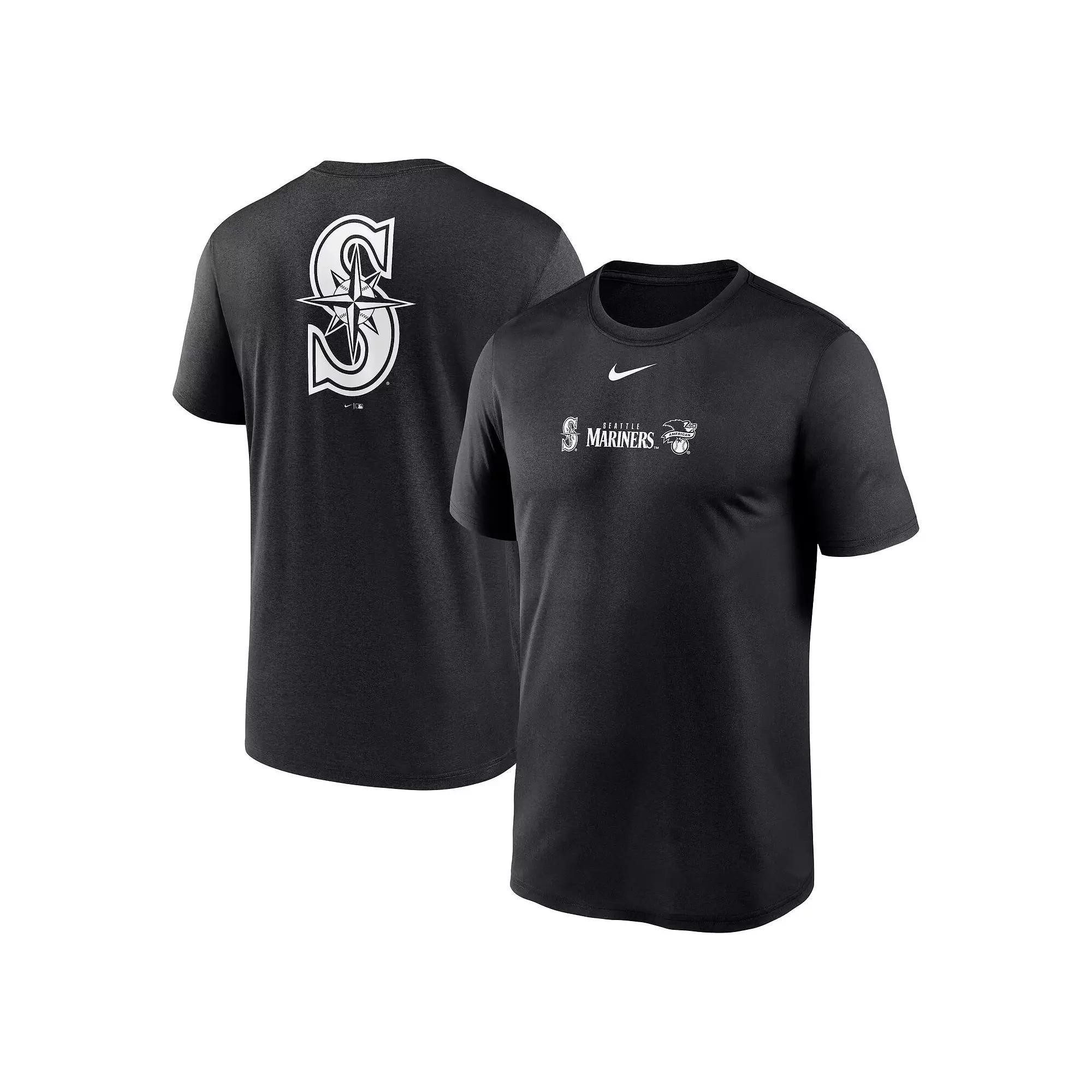 Men's Nike Black Cincinnati Reds Fashion Over Shoulder Logo Legend T-Shirt,  Product Image