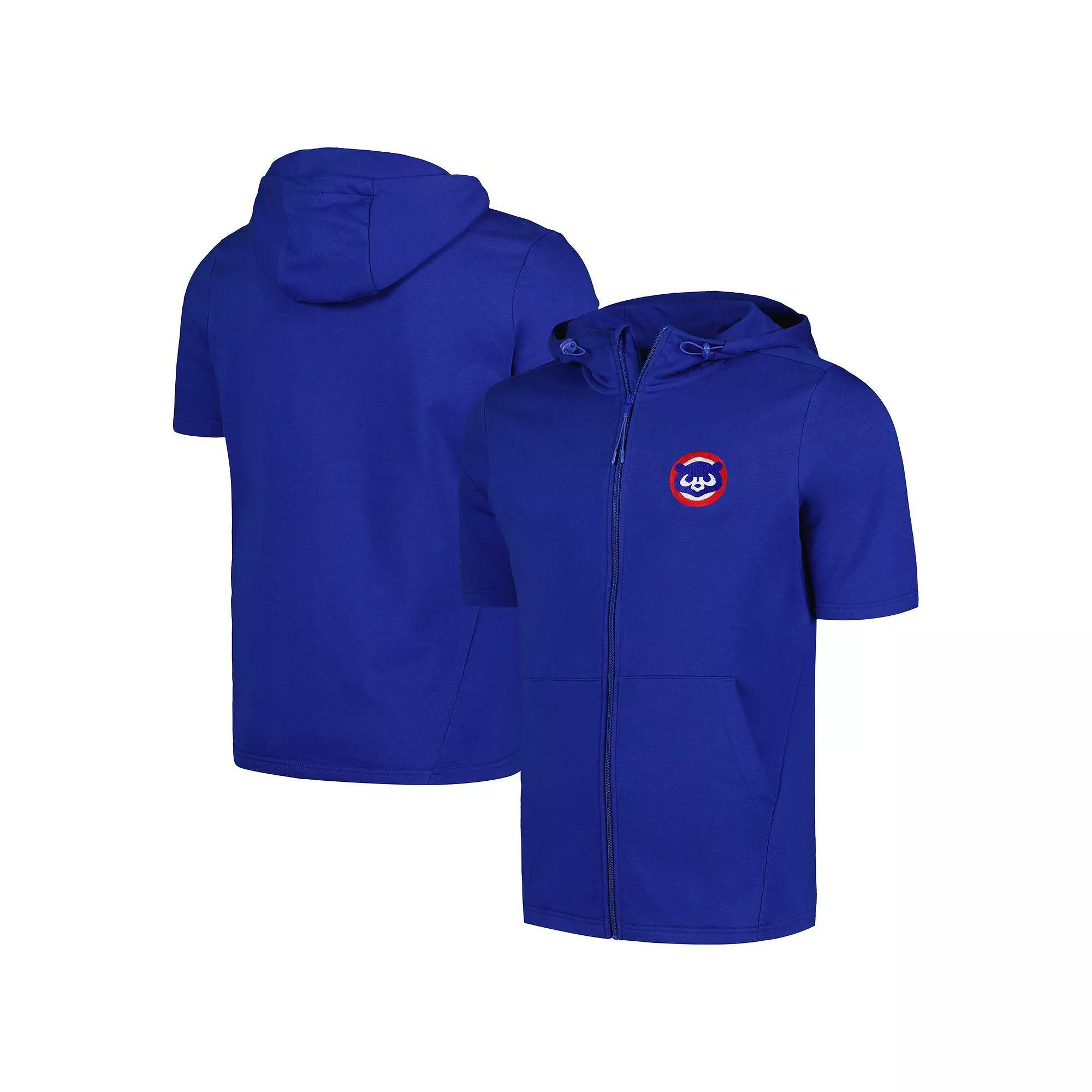 Mens Levelwear Royal Toronto Blue Jays Recruit Short Sleeve Full-Zip Hoodie Product Image
