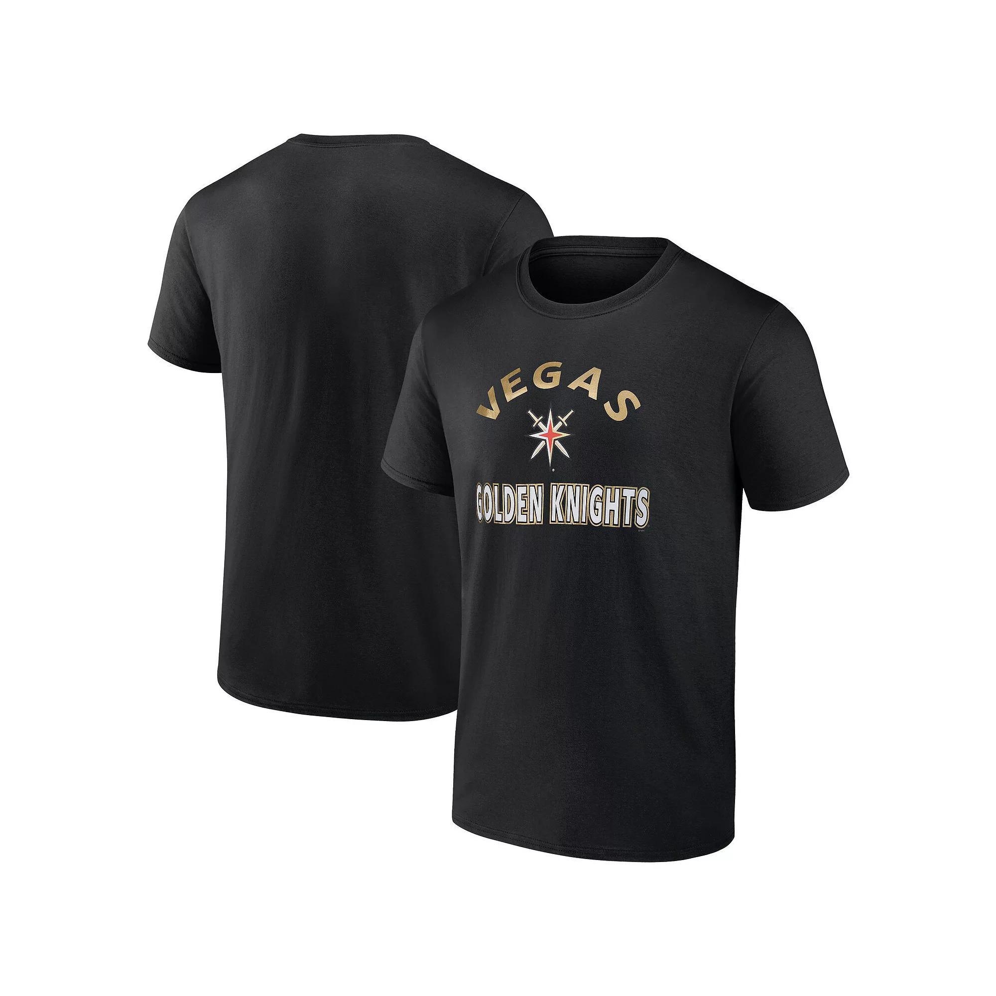 Men's Fanatics Black Vegas Golden Knights Humble T-Shirt,  Product Image