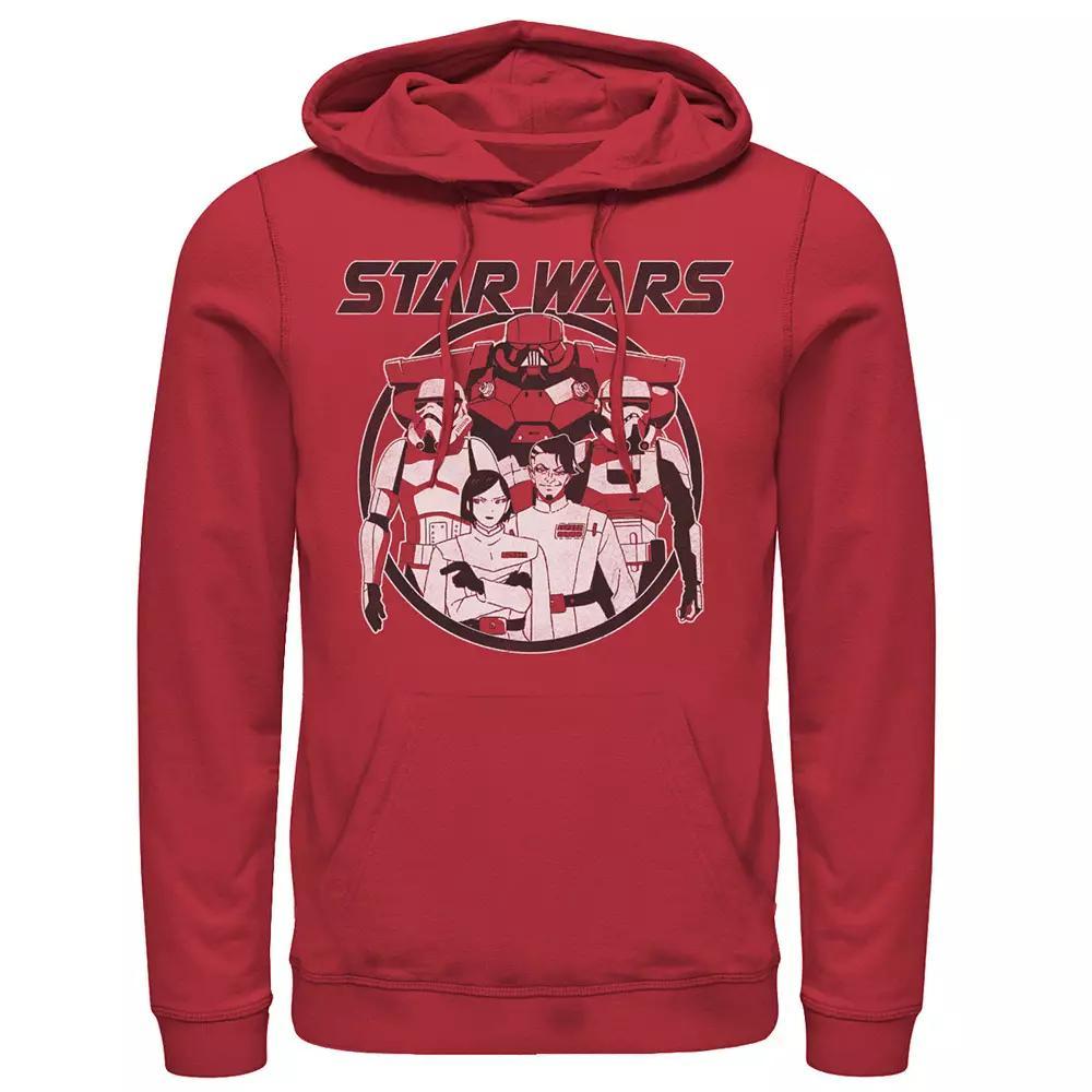 Men's Star Wars Visions Dark Side Poster Graphic Hoodie, Size: XL, Red Product Image