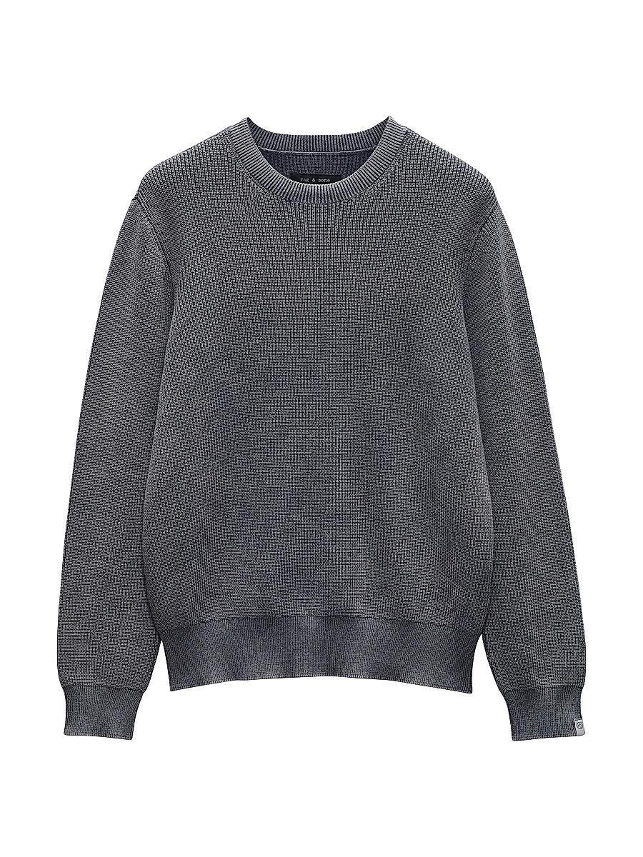 Mens Dexter Ribbed Crewneck Sweater Product Image