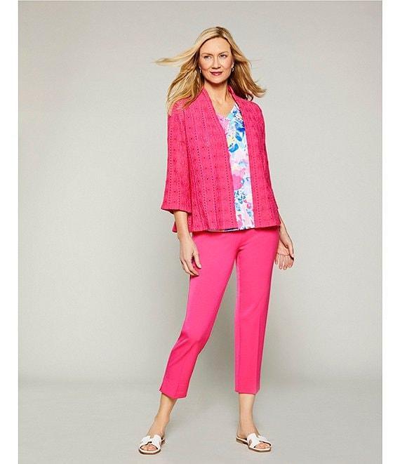 Allison Daley City Stretch Pull-On Straight Leg Ankle Pants Product Image