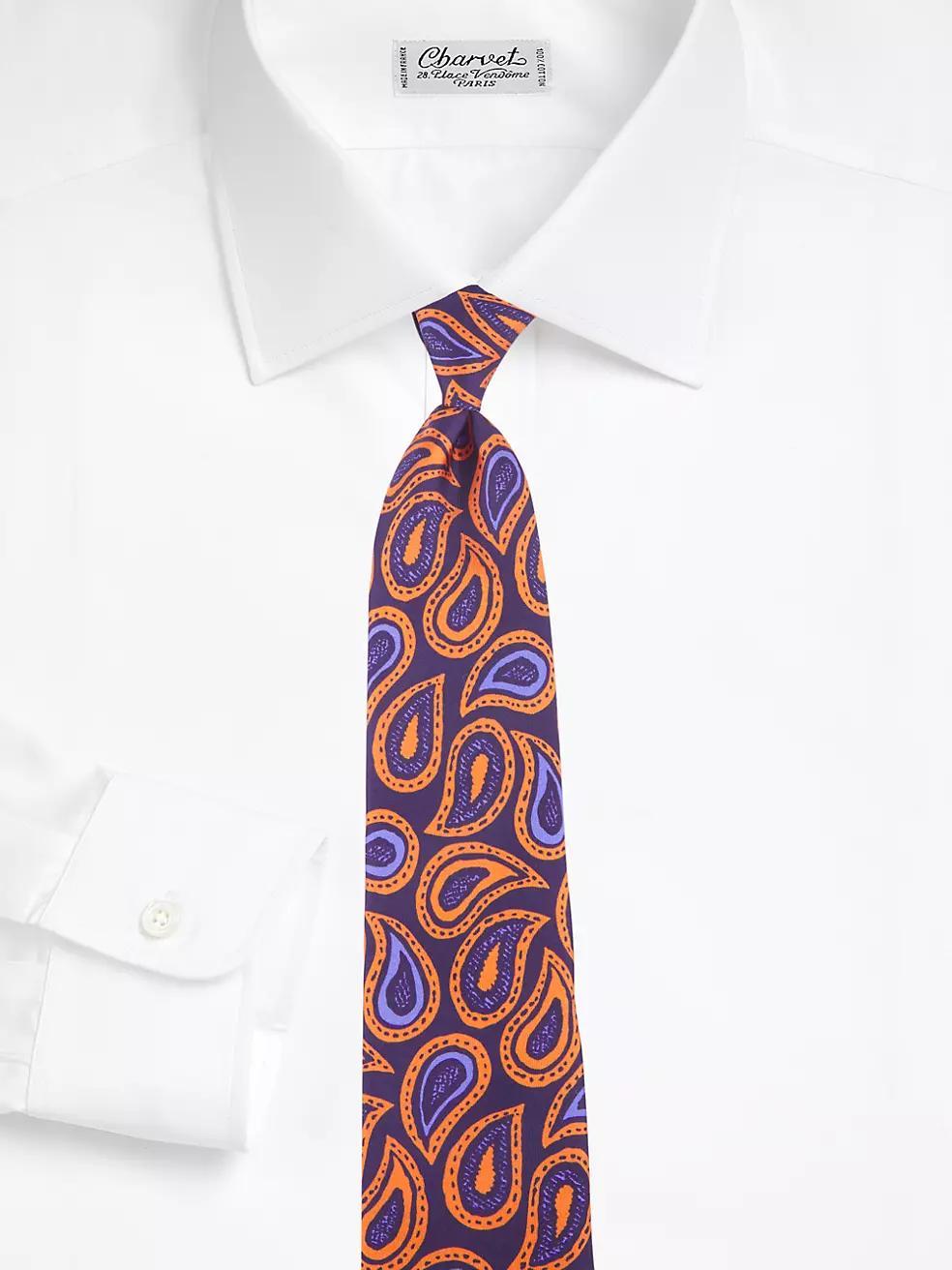 Novel Paisley Silk Tie Product Image