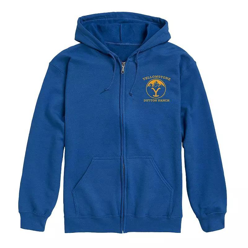 Men's Yellowstone Y Brand Zip Hoodie, Size: Small, Black Product Image