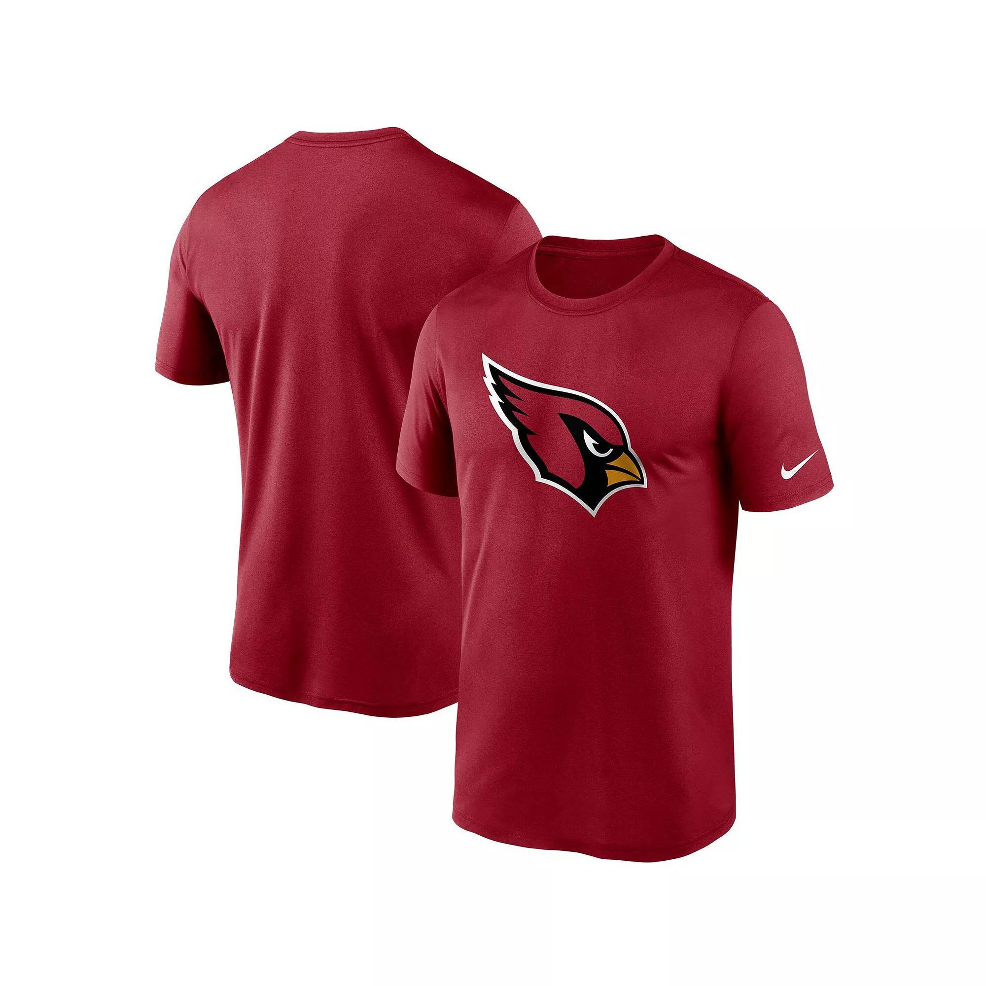 Men's Nike Cardinal Arizona Cardinals Logo Essential Legend Performance T-Shirt,  Product Image
