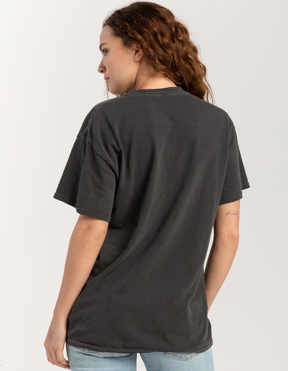 PEANUTS Charlie Brown Smile Womens Tee - GRAY Product Image