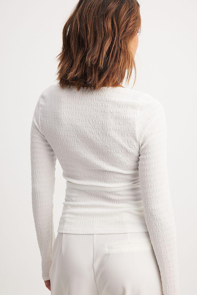 Heart Neckline Structured Top Product Image