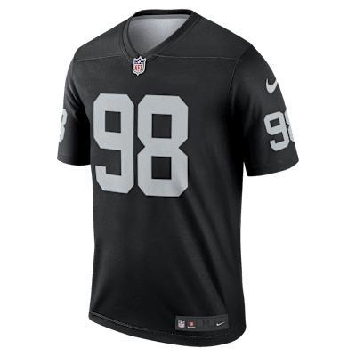 Maxx Crosby Las Vegas Raiders Nike Mens Dri-FIT NFL Legend Jersey | 94NMHLOR8DF-WY2 Product Image