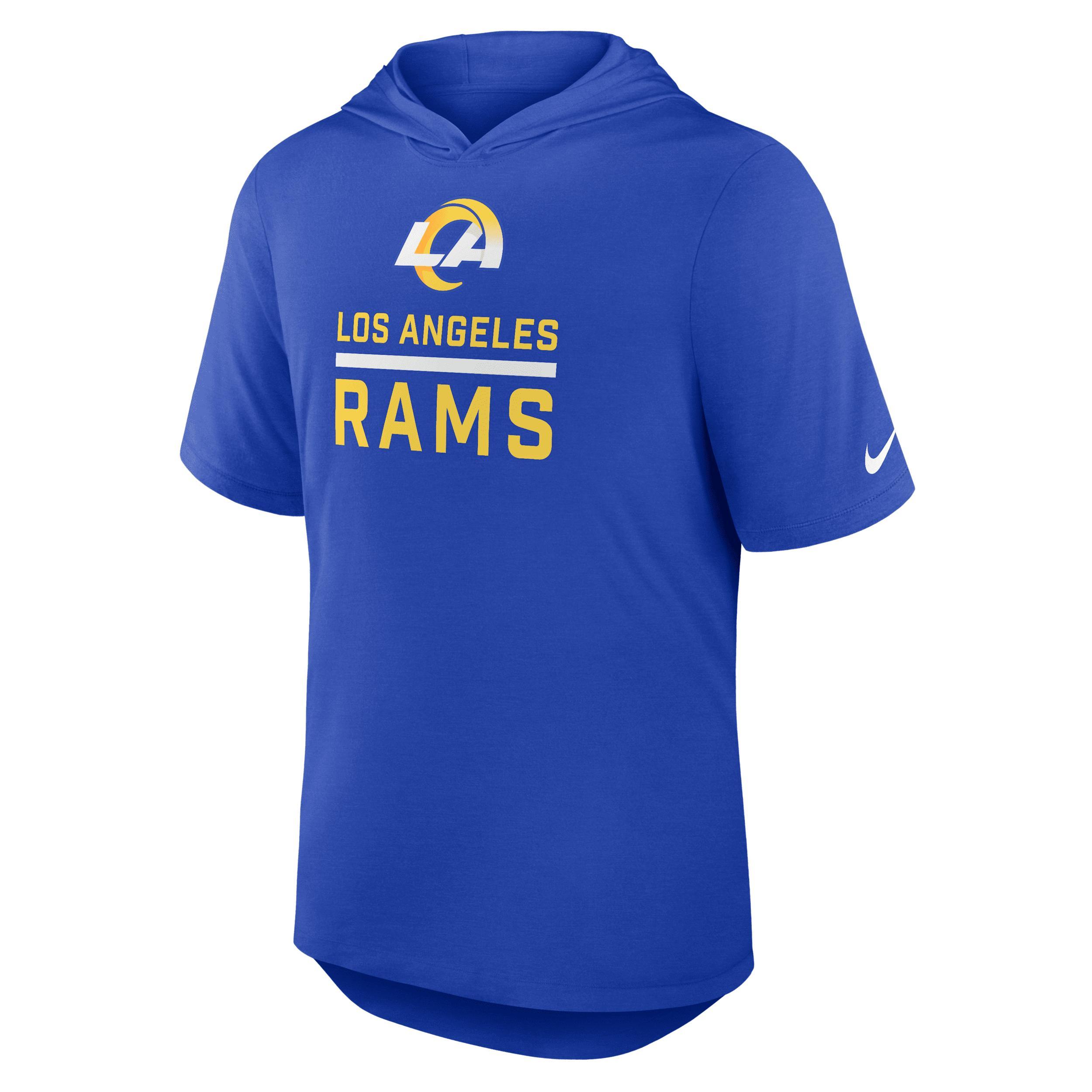 Los Angeles Rams Nike Mens Dri-FIT NFL Hooded T-Shirt | 03NB4NP95-D0B Product Image