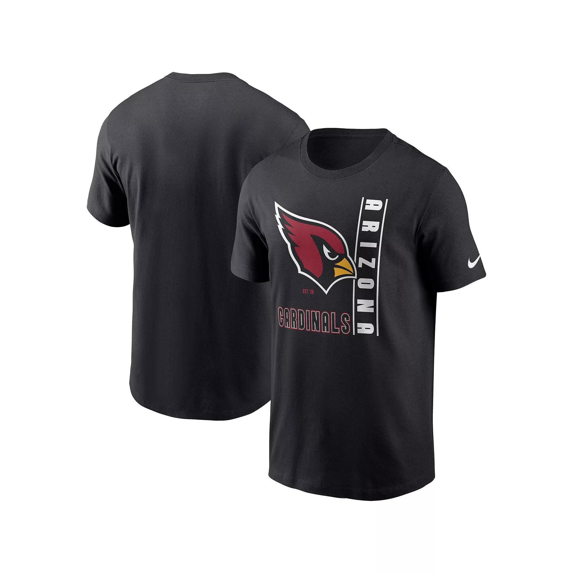 Men's Nike  Black Arizona Cardinals Lockup Essential T-Shirt, Size: Large Product Image