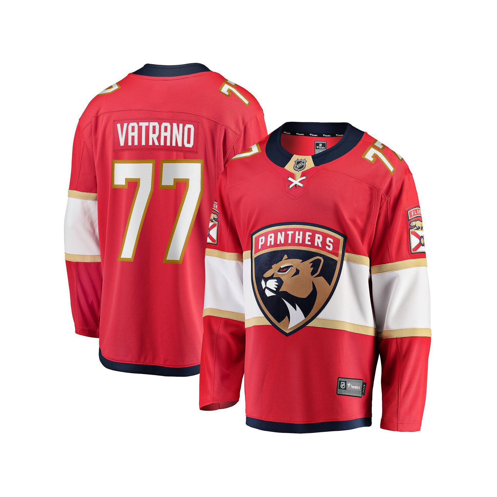 Men's Fanatics Branded Frank Vatrano Red Florida Panthers Home Breakaway Jersey,  Product Image