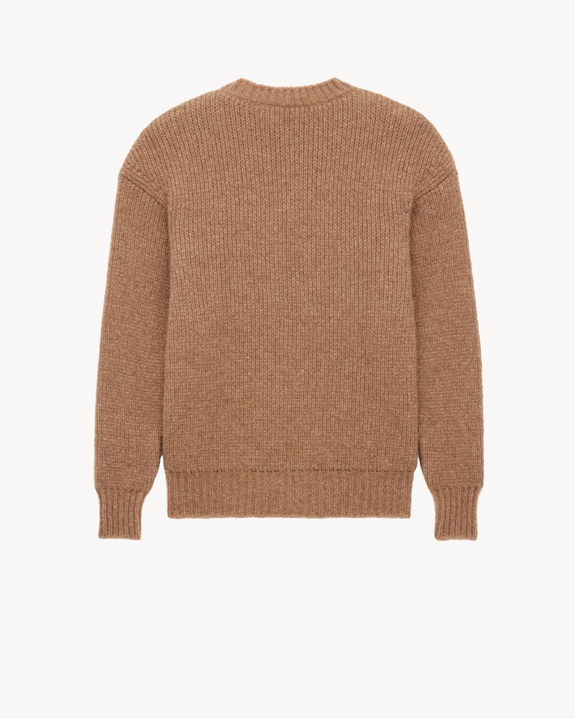 sweater in chunky knit Product Image