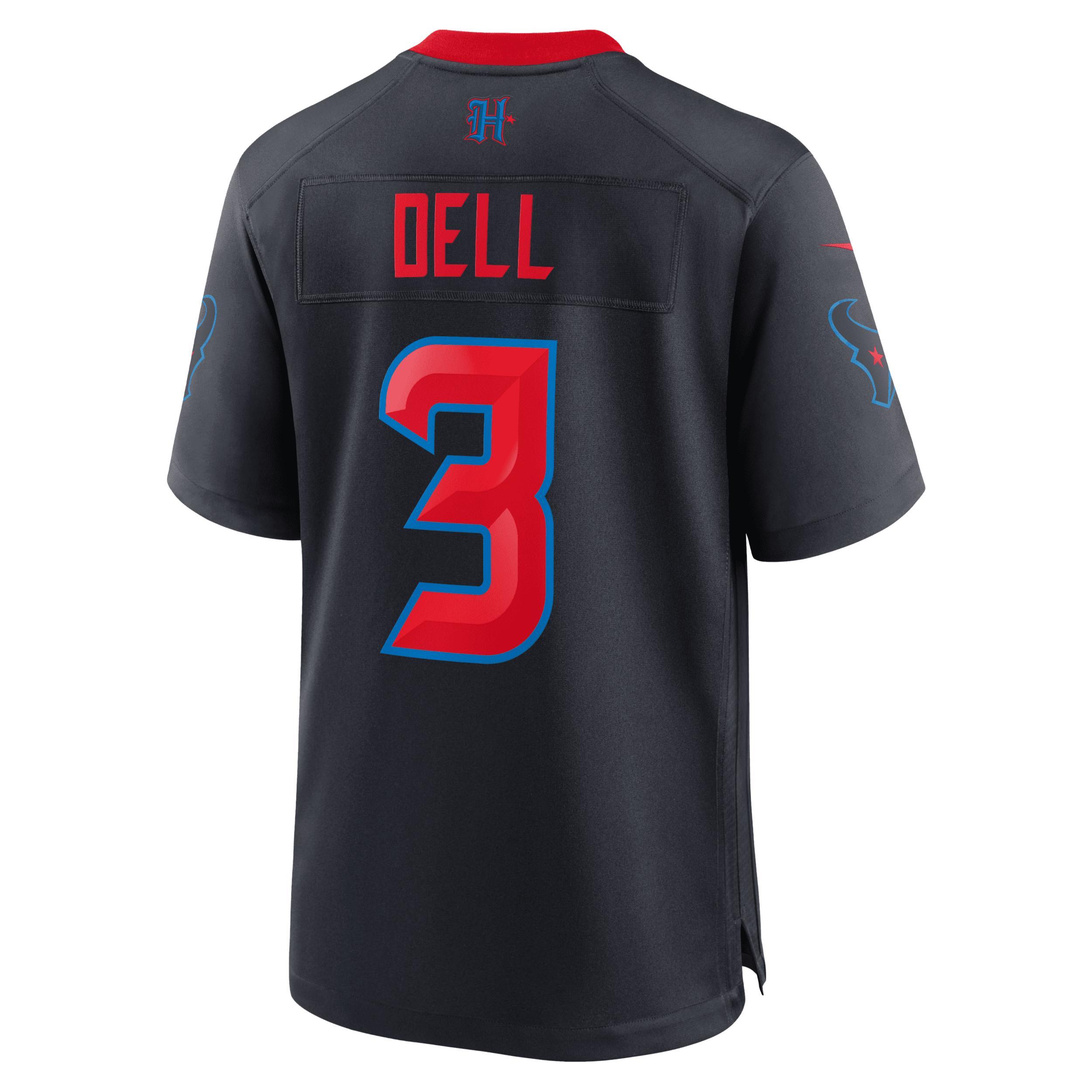 Tank Top Dell Houston Texans Nike Men's NFL Game Football Jersey Product Image