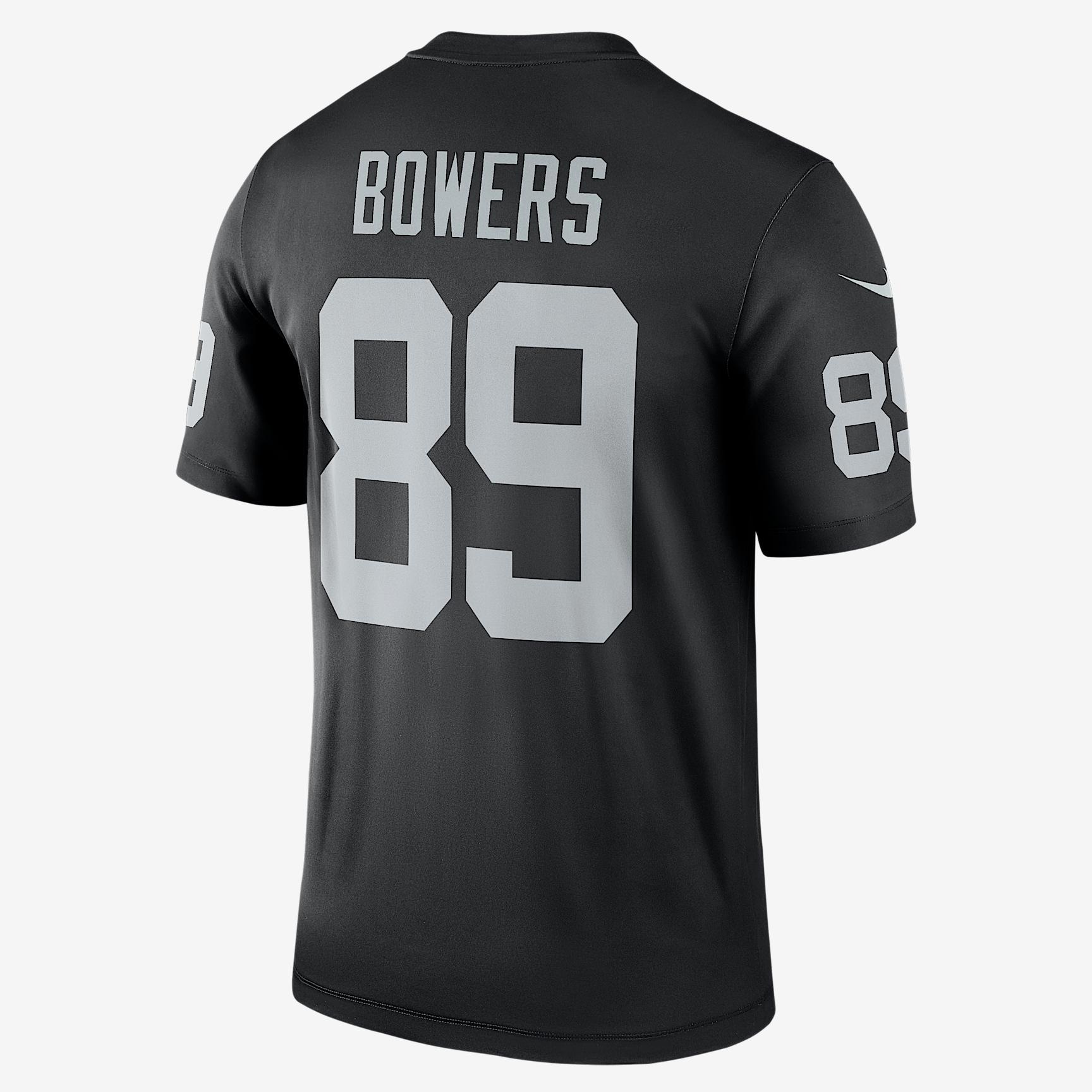 Brock Bowers Las Vegas Raiders Nike Mens Dri-FIT NFL Legend Jersey | 94NMHLOR8DF-WY1 Product Image