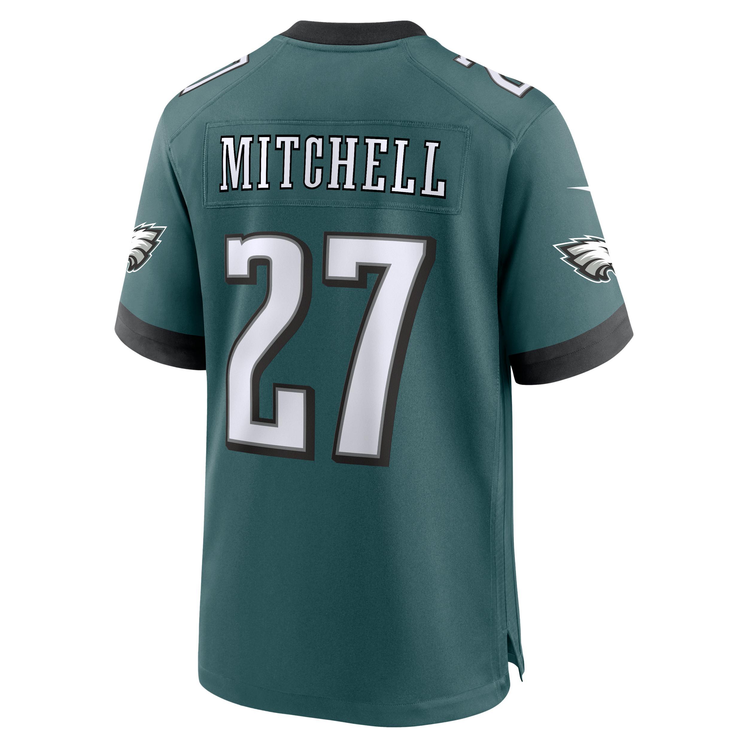 Quinyon Mitchell Philadelphia Eagles Nike Mens NFL Game Football Jersey | 67NM0ABR86F-XZA Product Image