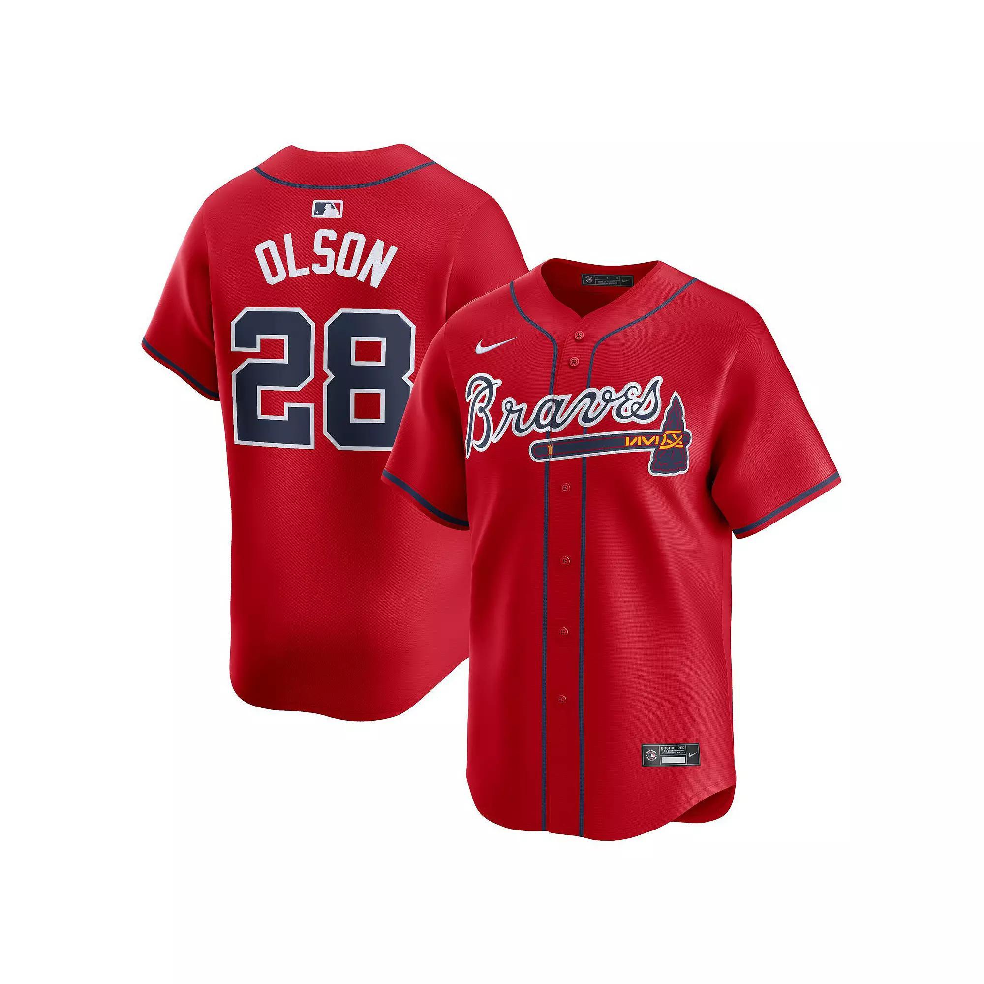 Matt Olson Atlanta Braves Nike Mens Dri-FIT ADV MLB Limited Jersey | T7LMAWA2AW9-00J Product Image