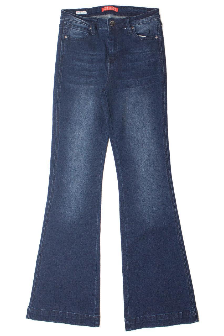 Mid Rise Flare Jeans Product Image
