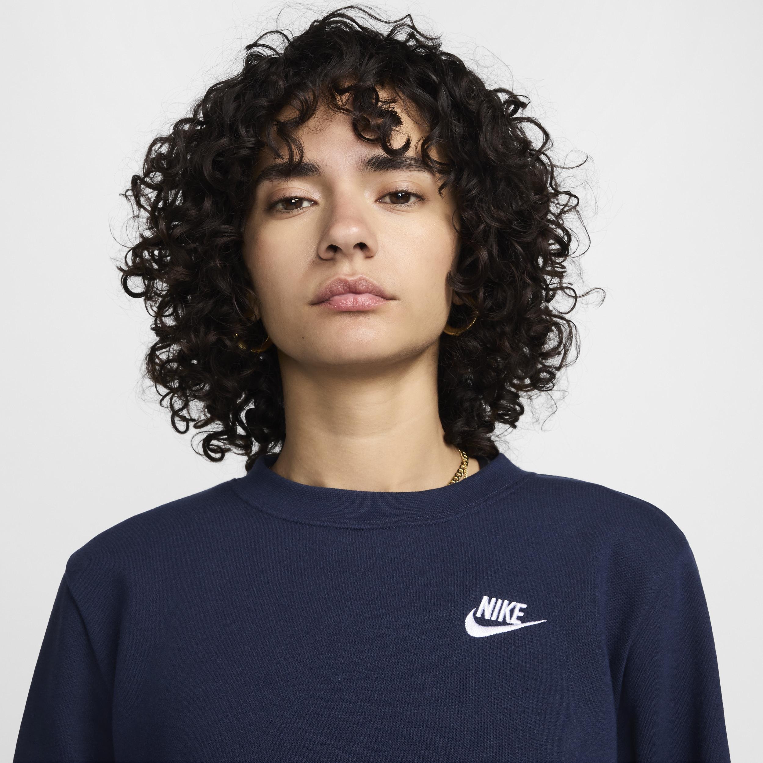 Women's Nike Sportswear Club Fleece Crew-Neck Sweatshirt Product Image