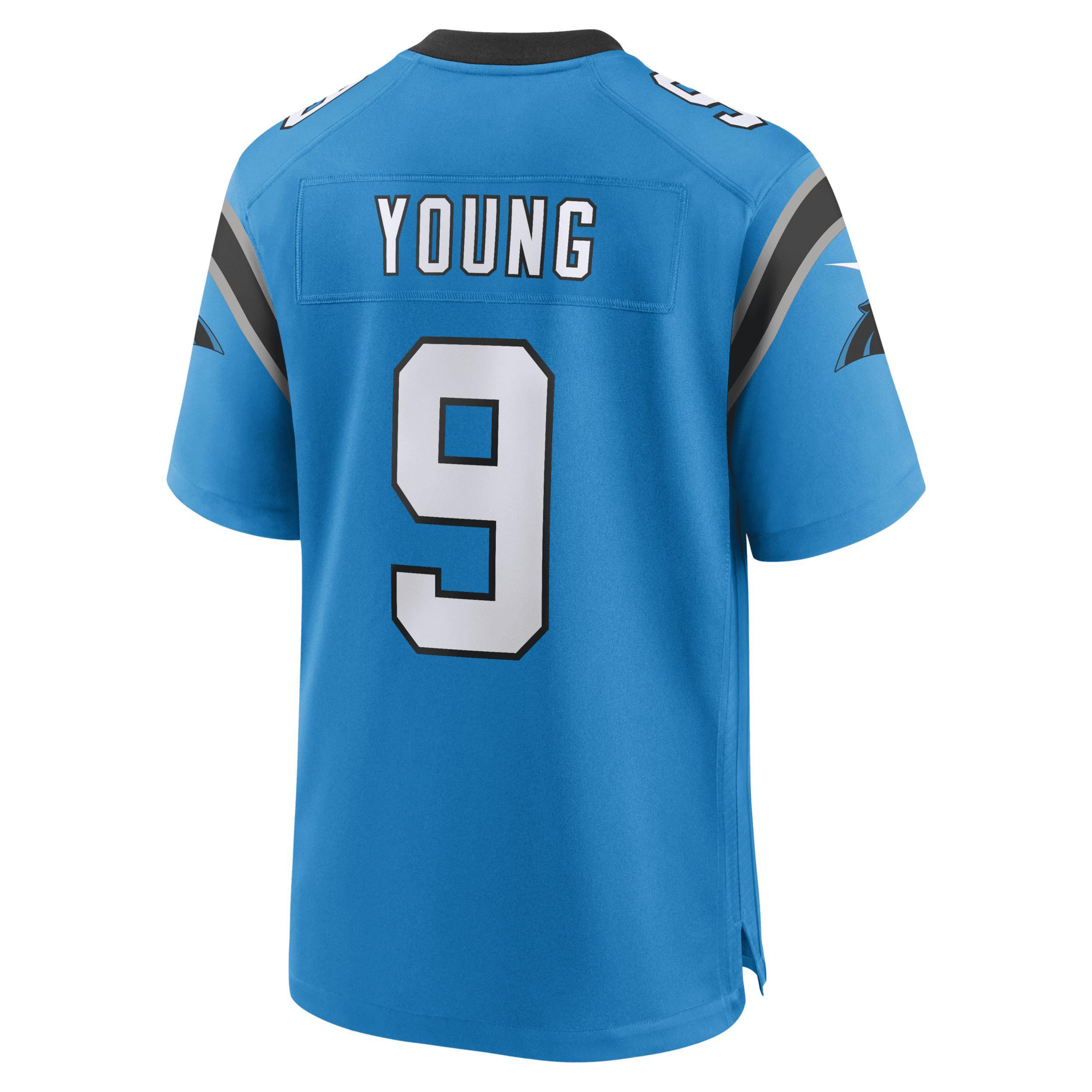 Men's Nike Bryce Young Blue Carolina Panthers 2023 NFL Draft First Round Pick Alternate Game Jersey, Size: 2XL Product Image