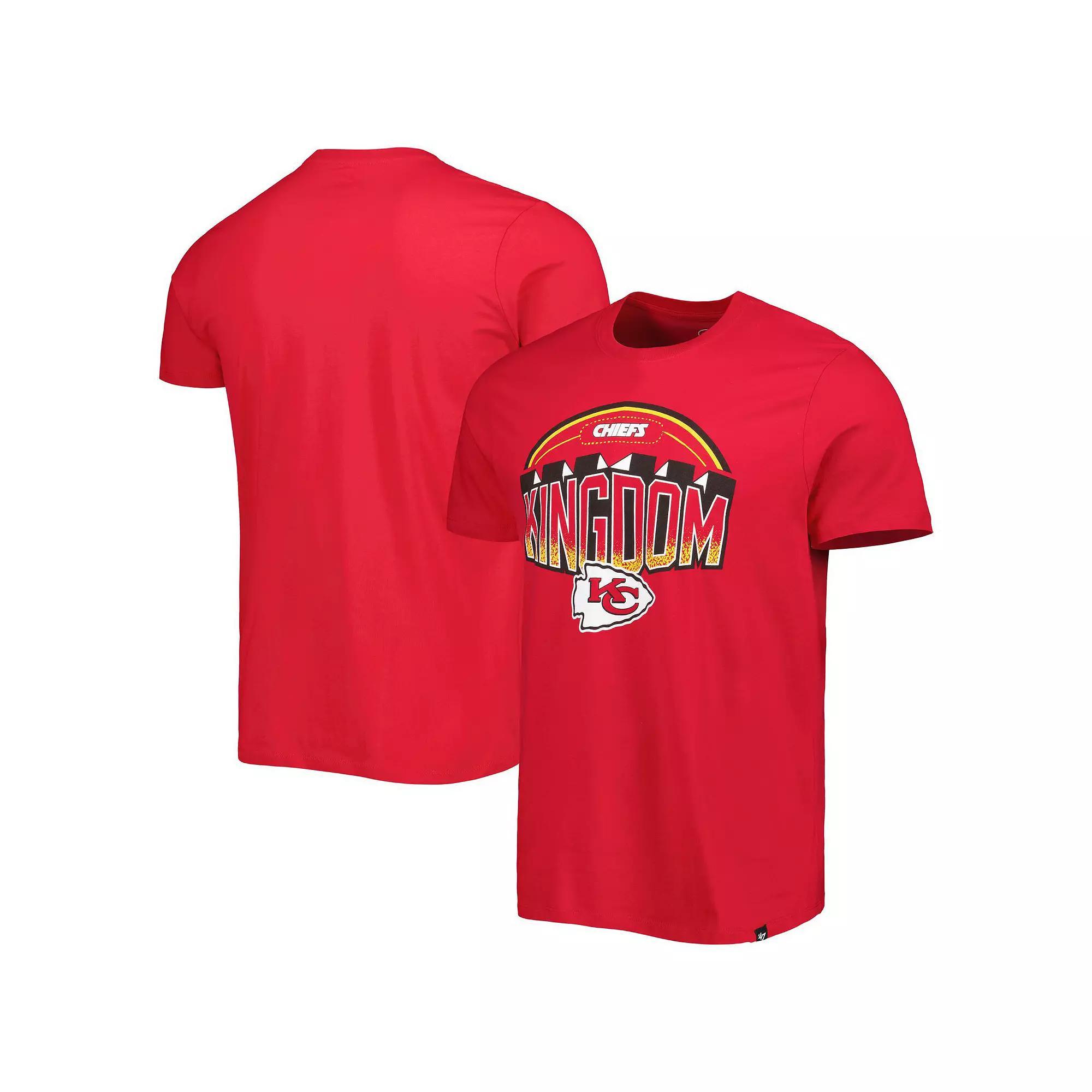 Men's '47 Red Kansas City Chiefs Team Regional Super Rival T-Shirt,  Product Image