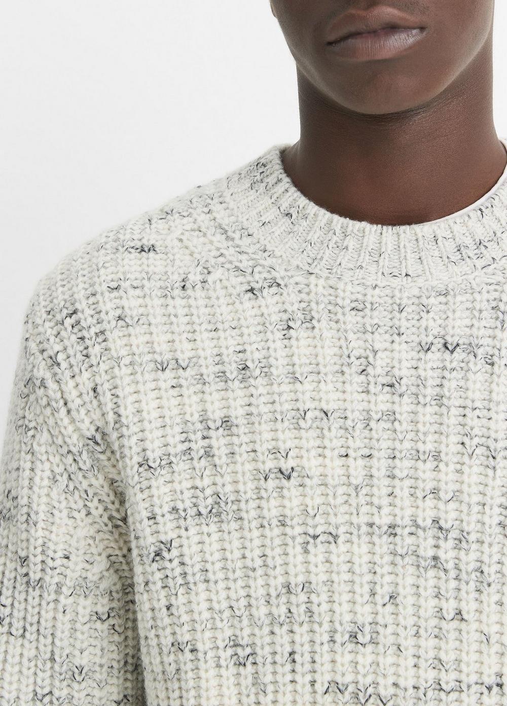 Super Space-Dye Wool Crew Neck Sweater Product Image