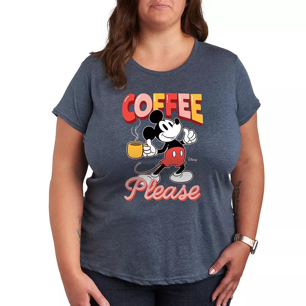 Disney's Mickey Mouse Women's Coffee Graphic Tee,  Product Image