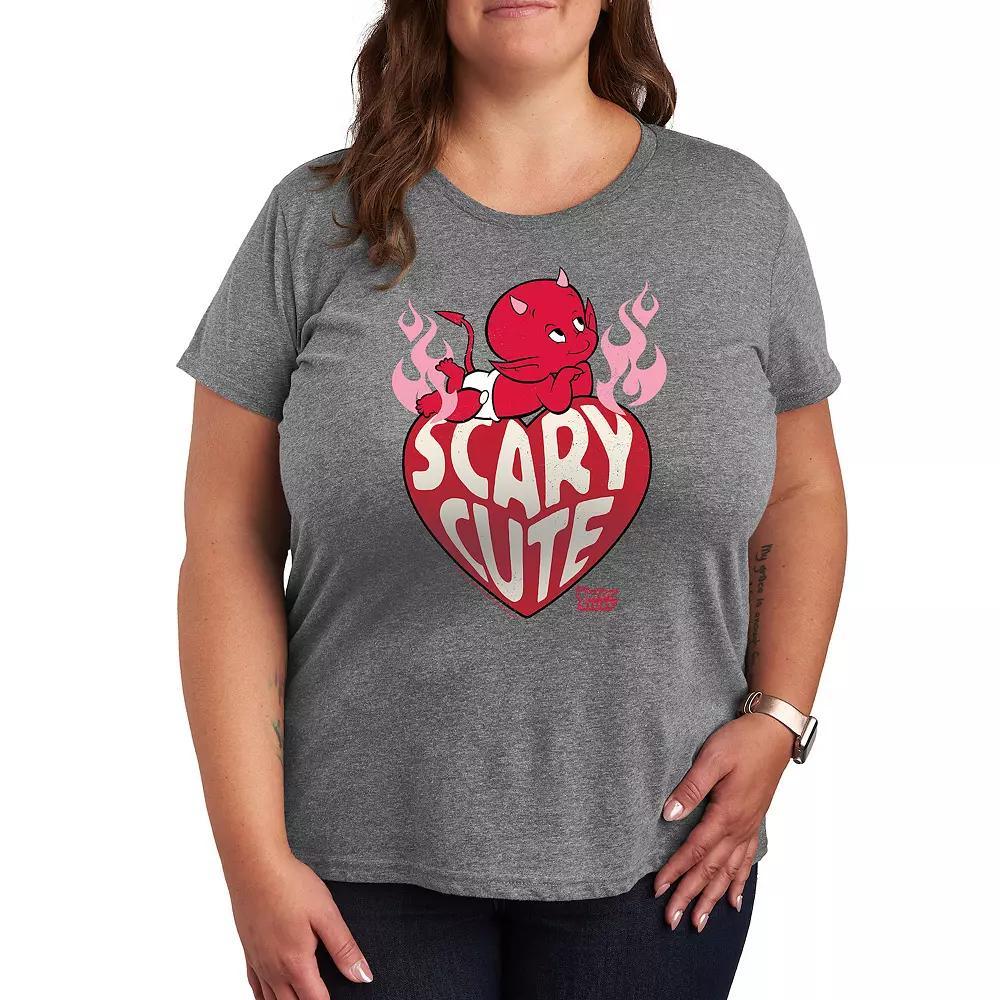 Plus Hot Stuff Scary Cute Graphic Tee, Women's,  Product Image