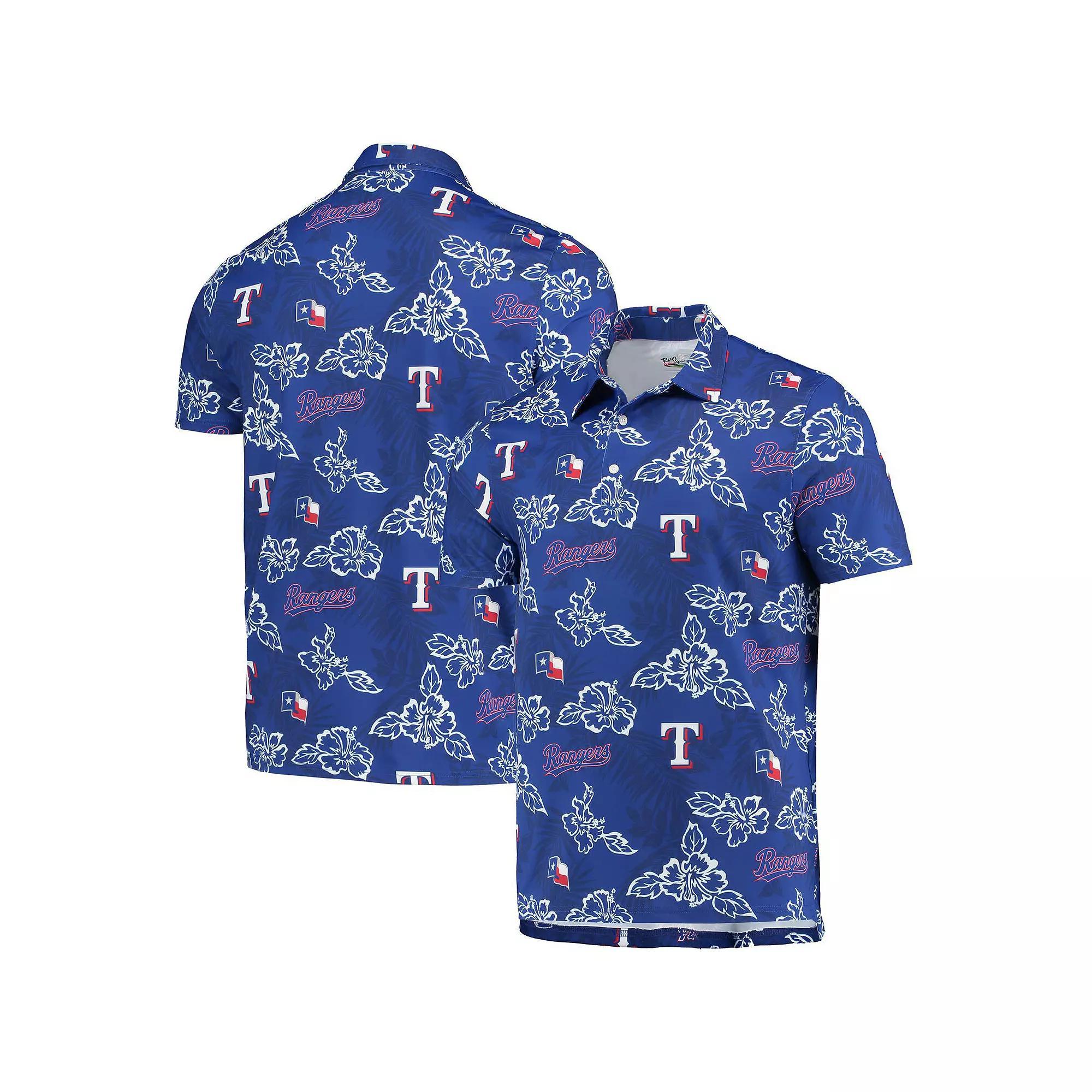 Men's Reyn Spooner Royal Texas Rangers Performance Polo, Size: XL, Blue Product Image