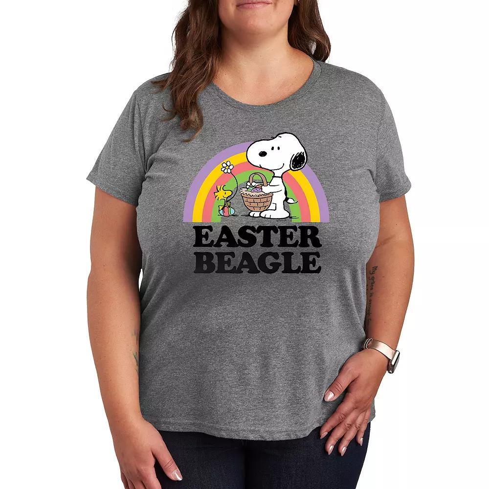 Plus Peanuts Snoopy & Woodstock Easter Graphic Tee, Women's,  Product Image