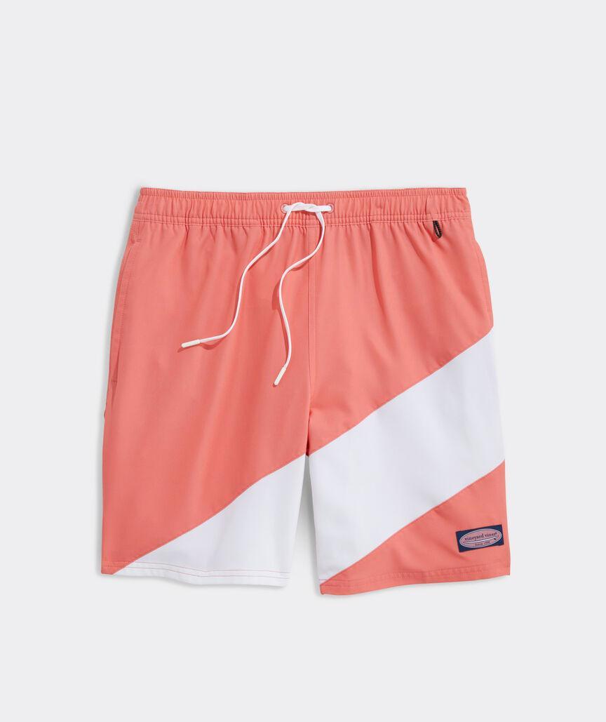 7 Inch Colorblock Chappy Swim Trunks Product Image