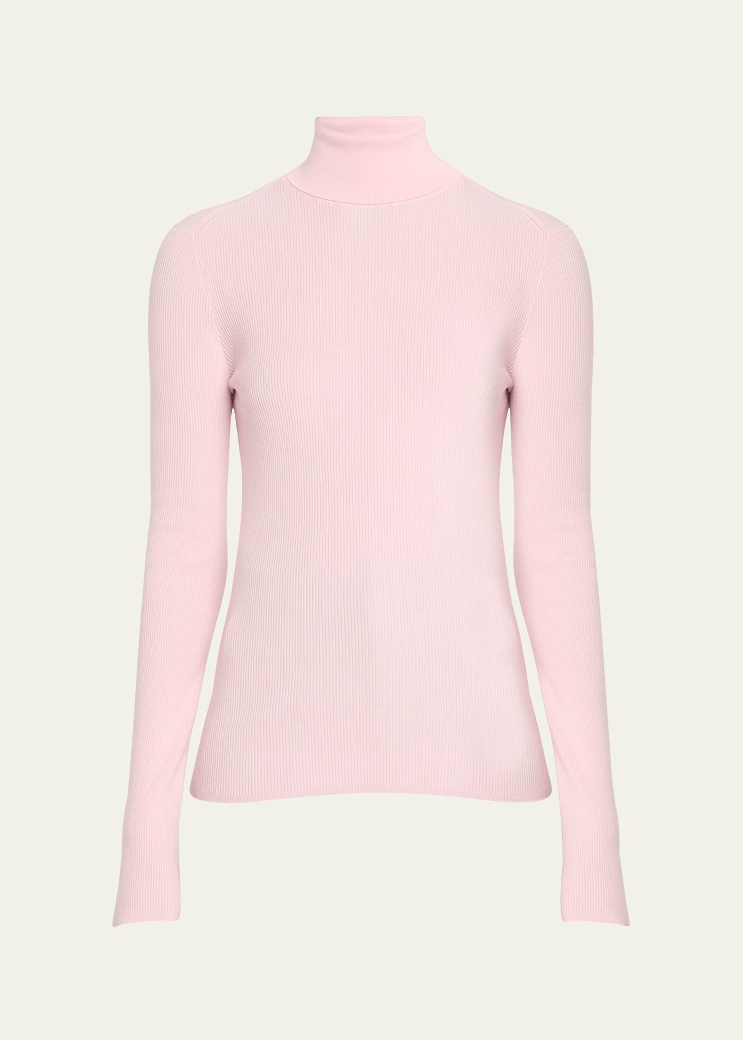 Burberry Turtleneck Sweater in Pink Product Image