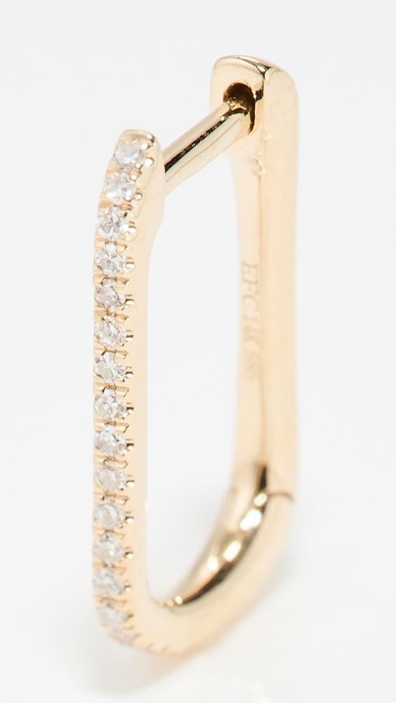 EF Collection 14k Diamond Lola Hoops | Shopbop Product Image