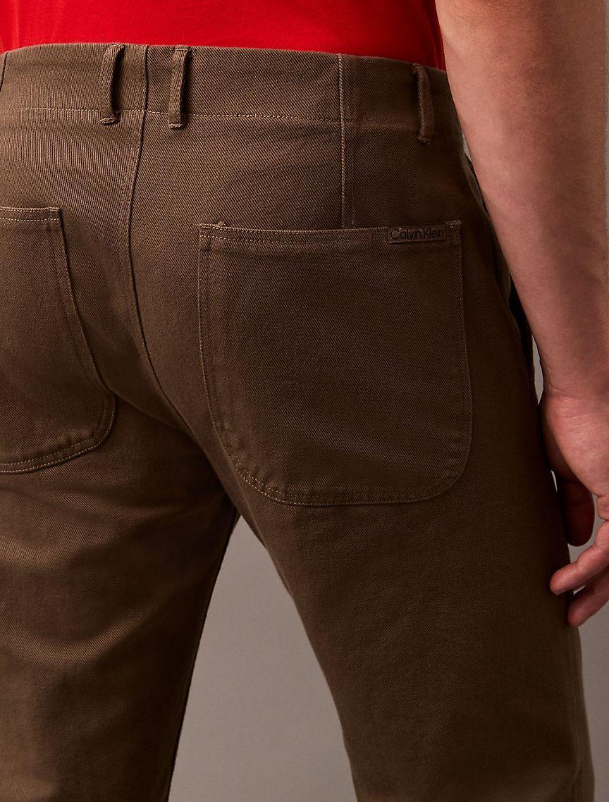 Straight Cotton Twill Pant Product Image