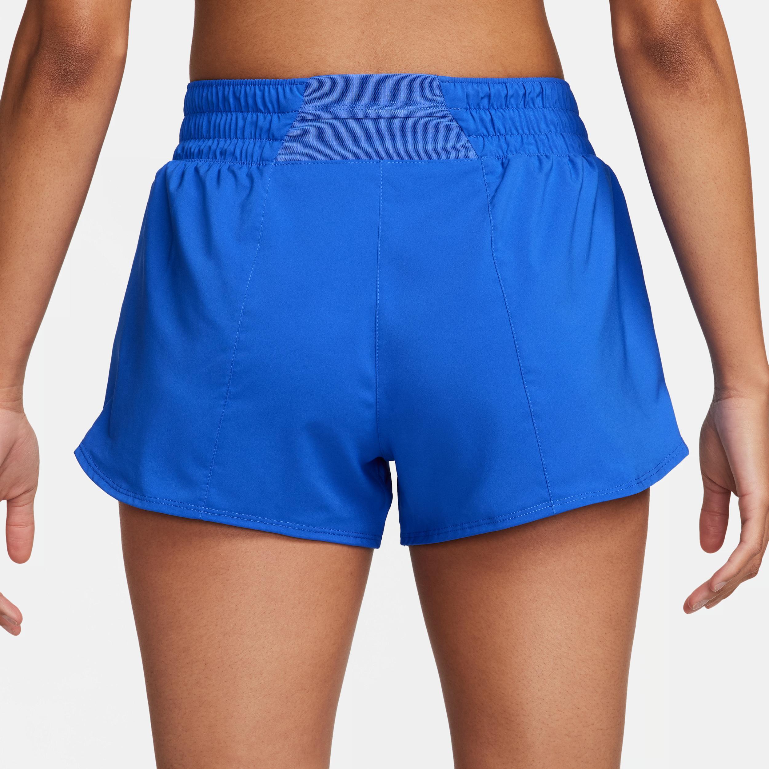 Nike Womens One Dri-FIT Mid-Rise 3 Brief-Lined Shorts Product Image