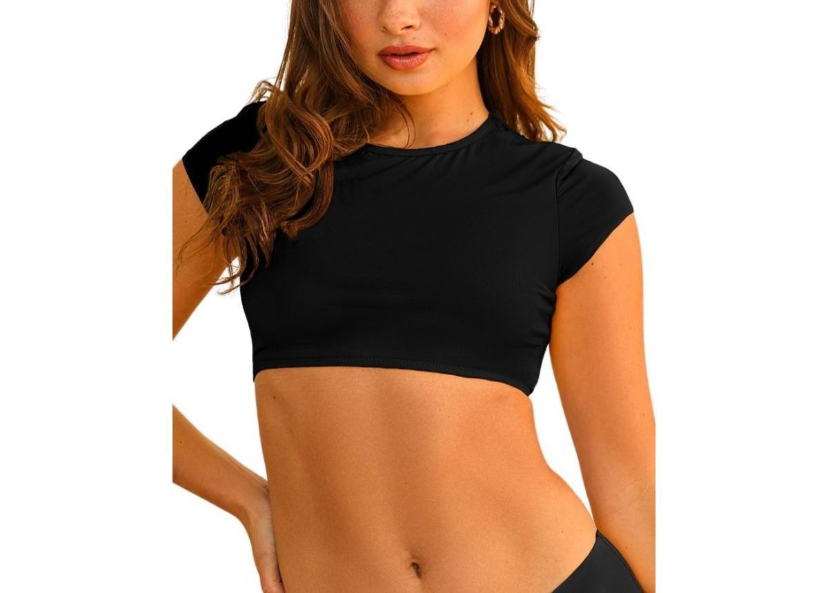 Dippin' Daisy's Women's Joni Short Sleeve Bikini Top Product Image