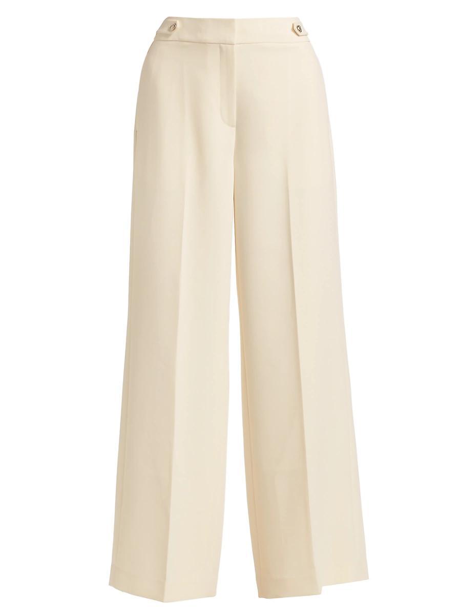Womens Angelica Wide-Leg Trousers Product Image