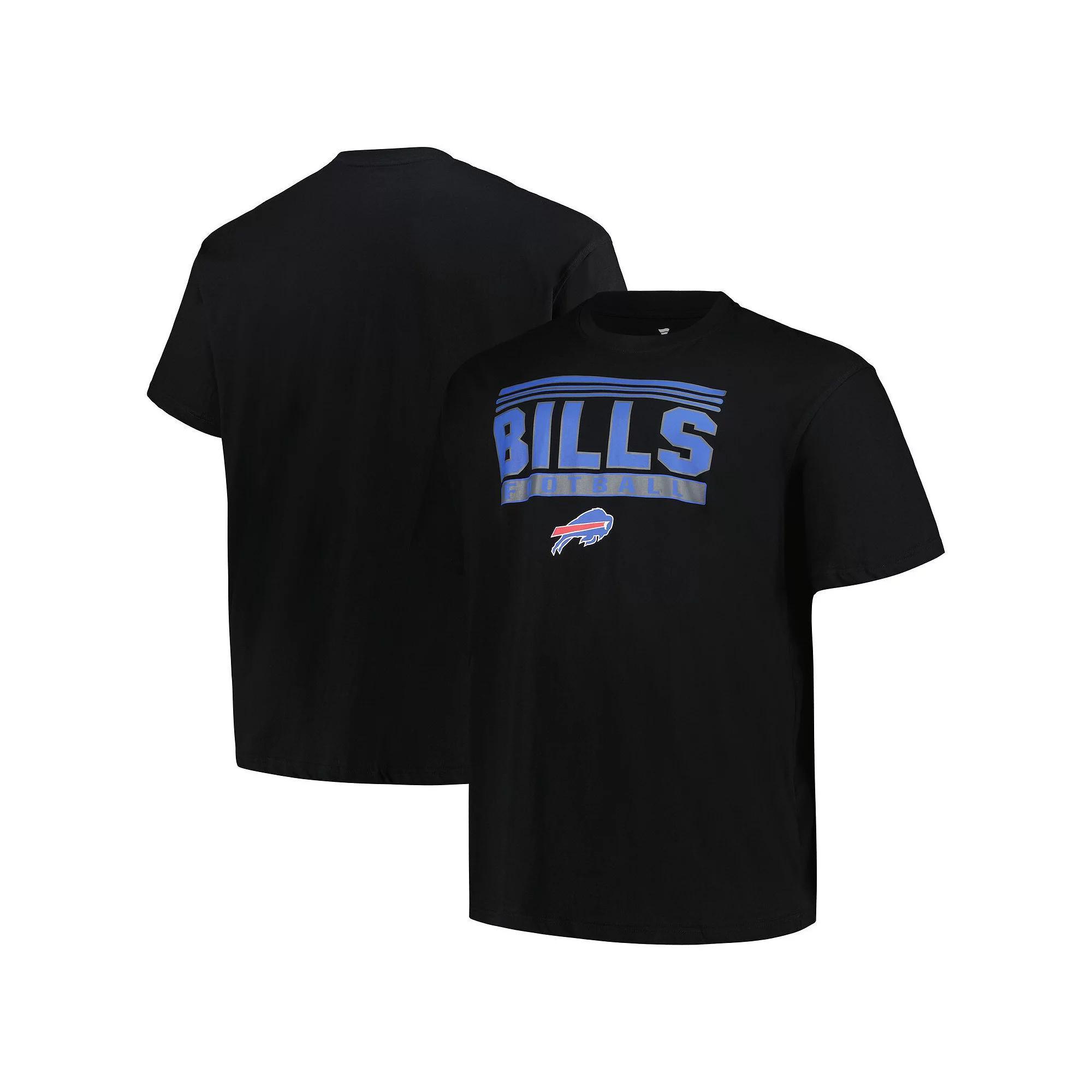 Men's Fanatics Black Buffalo Bills Big & Tall Pop T-Shirt,  Product Image