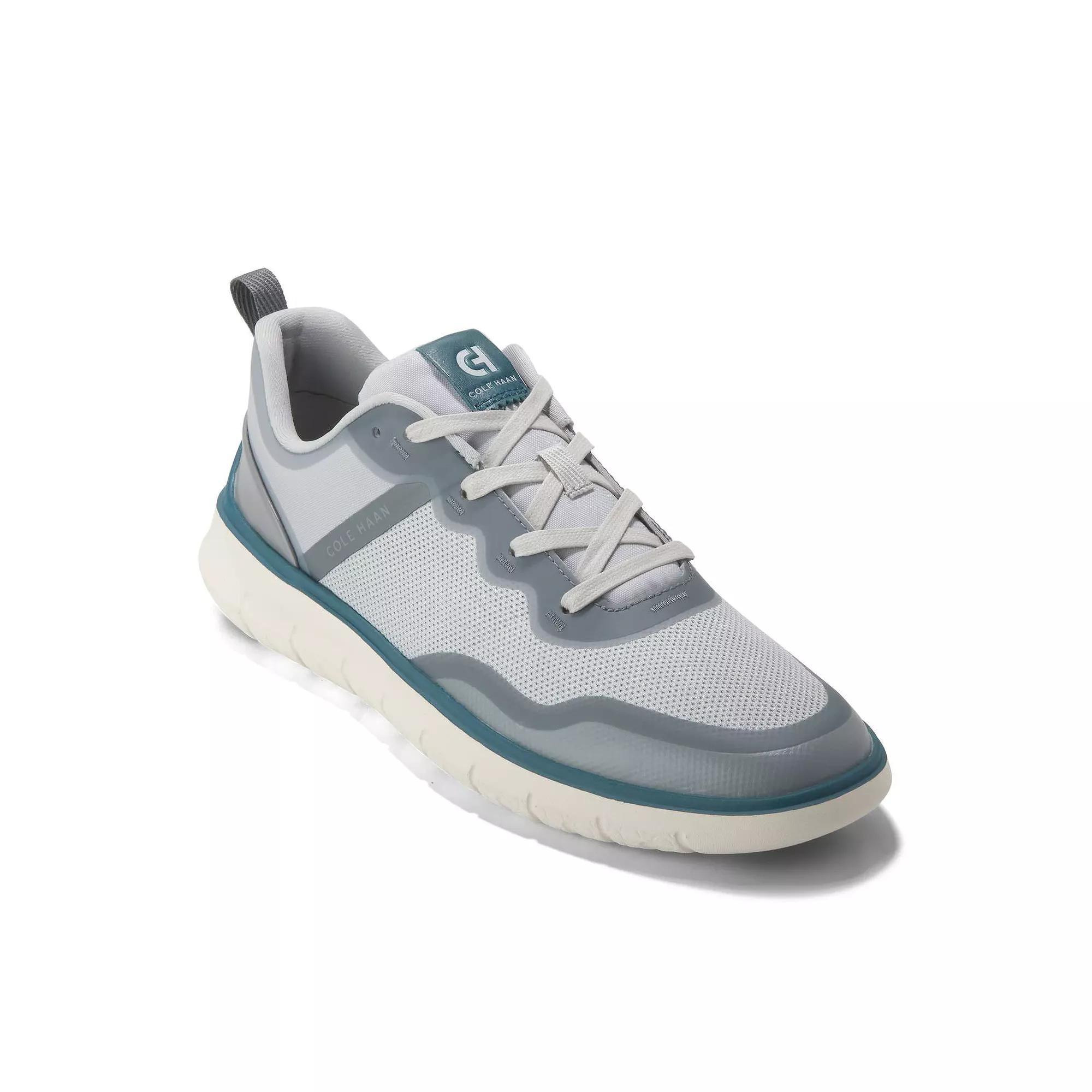 Cole Haan Generation Zerogrand Men's Textured Sneakers, Size: 10.5, Microchip Seastone Product Image