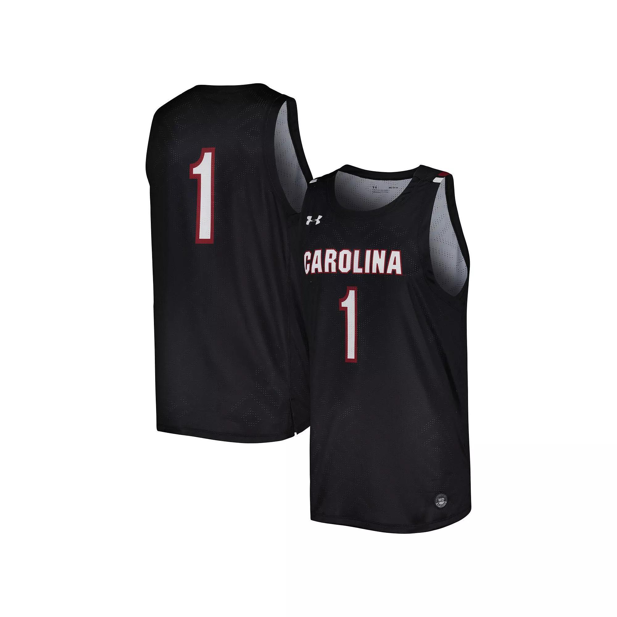 Men's Under Armour Black South Carolina Gamecocks Replica Basketball Jersey,  Product Image