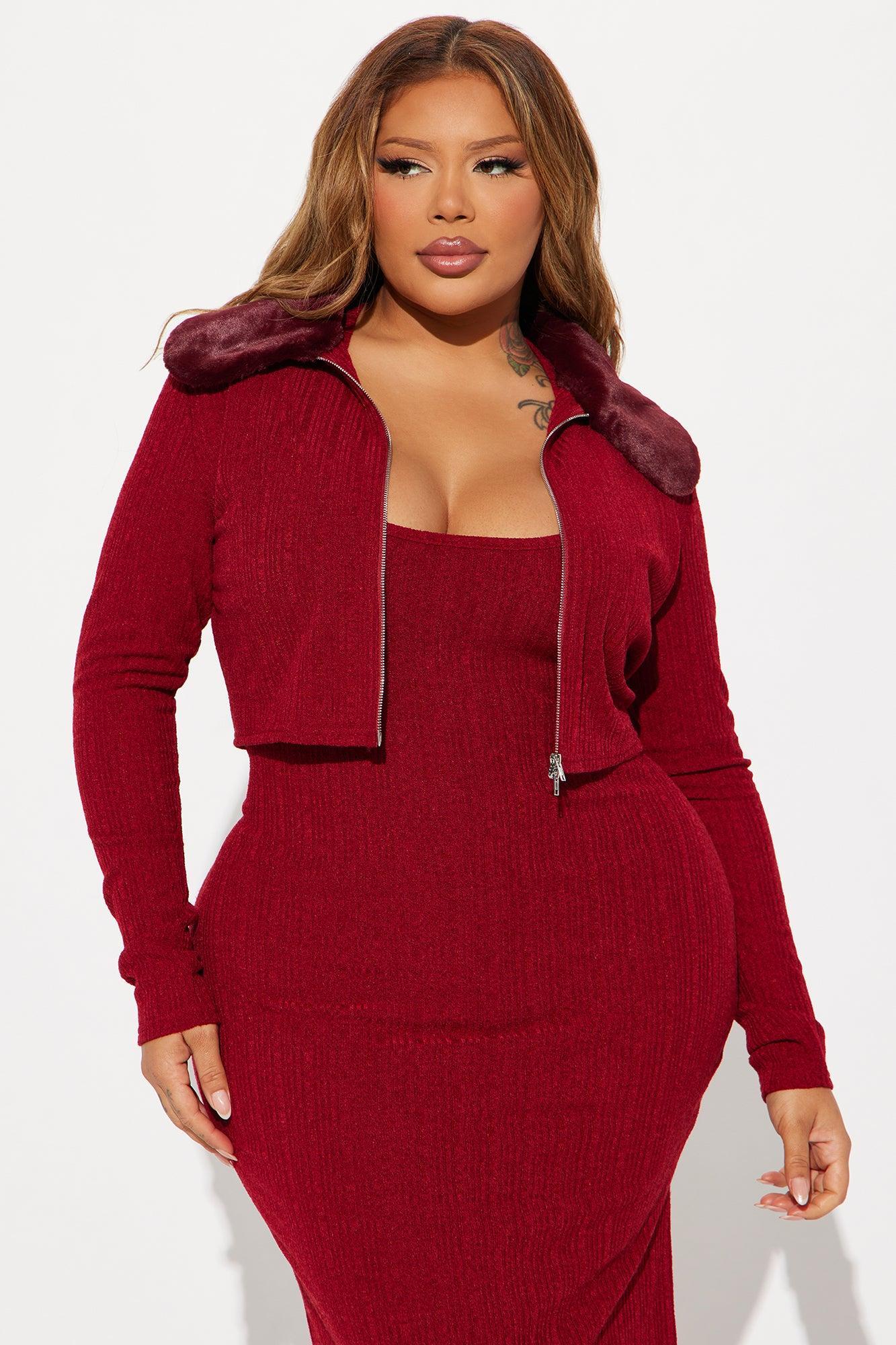 Sophie 2 Piece Maxi Dress Set - Wine Product Image