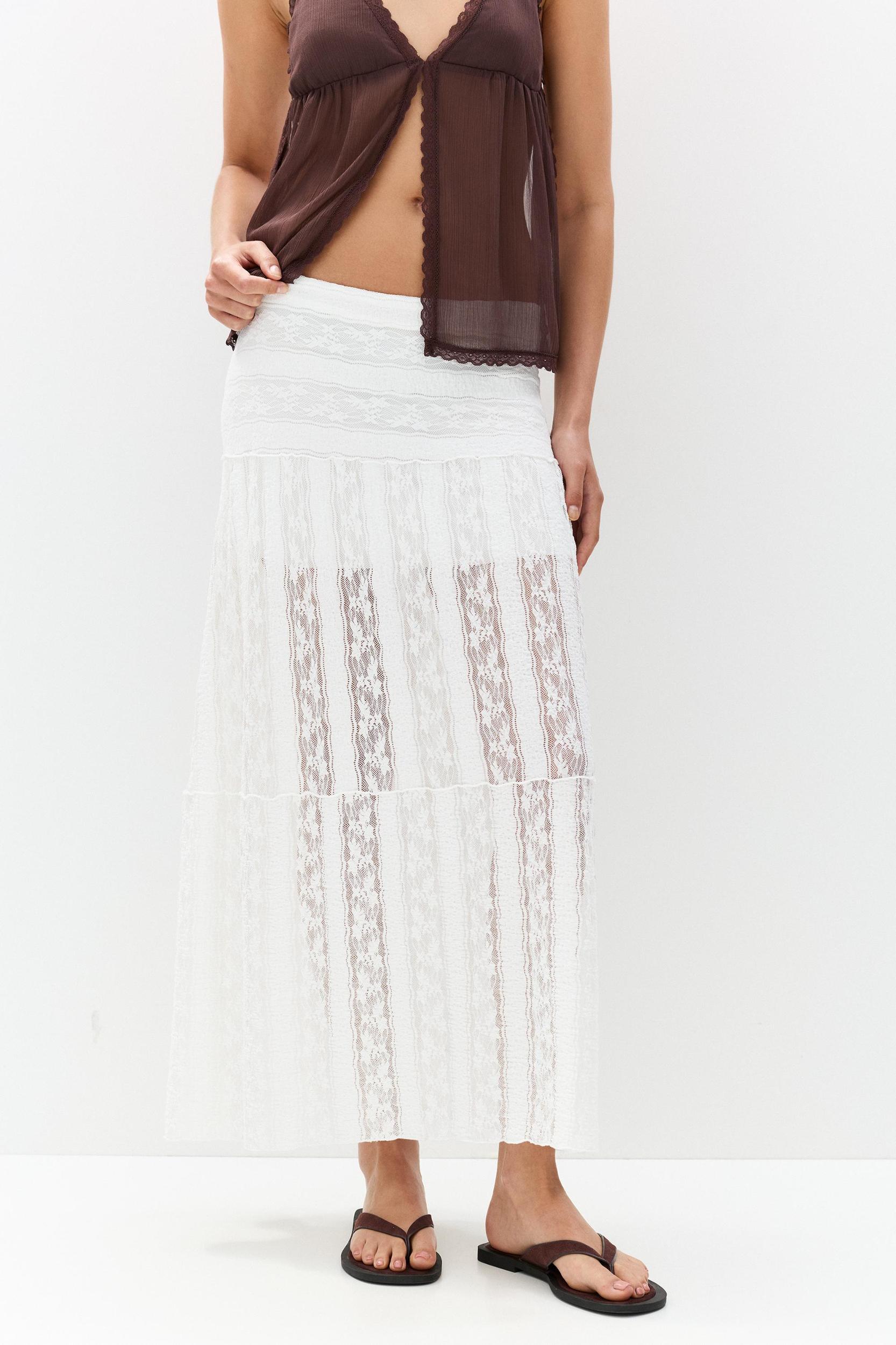 Lace midi skirt Product Image
