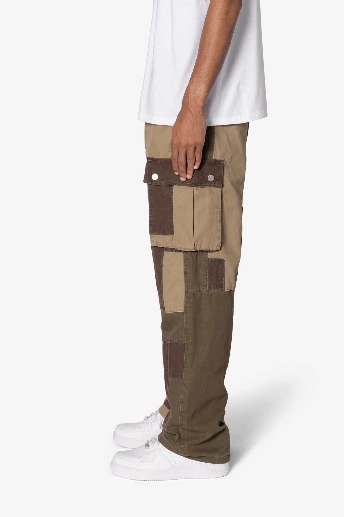 Ultra Baggy Earth Patch Cargo Denim - Green Product Image