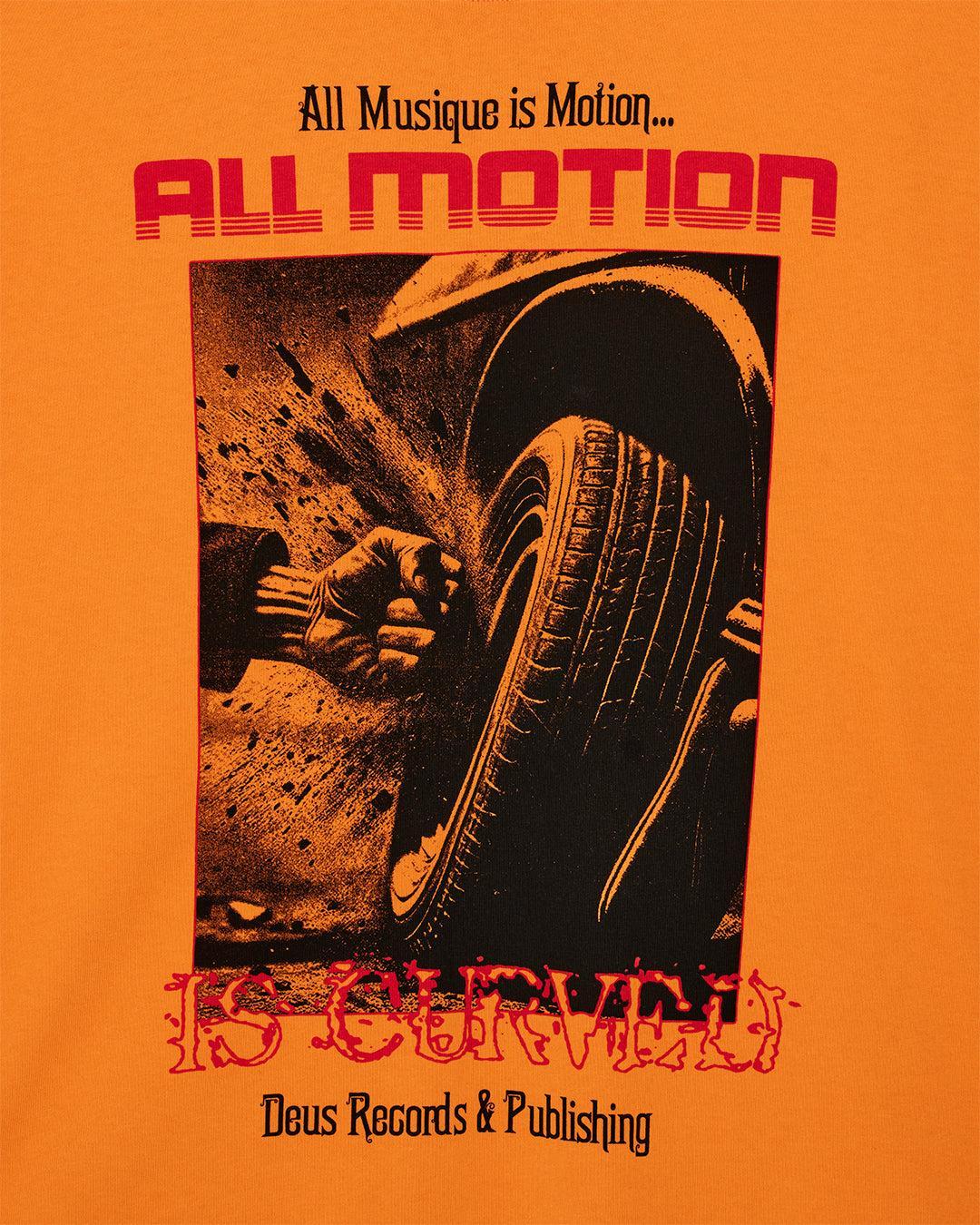 Dancing Ghost Long Sleeve Tee - Persimmon Orange Product Image