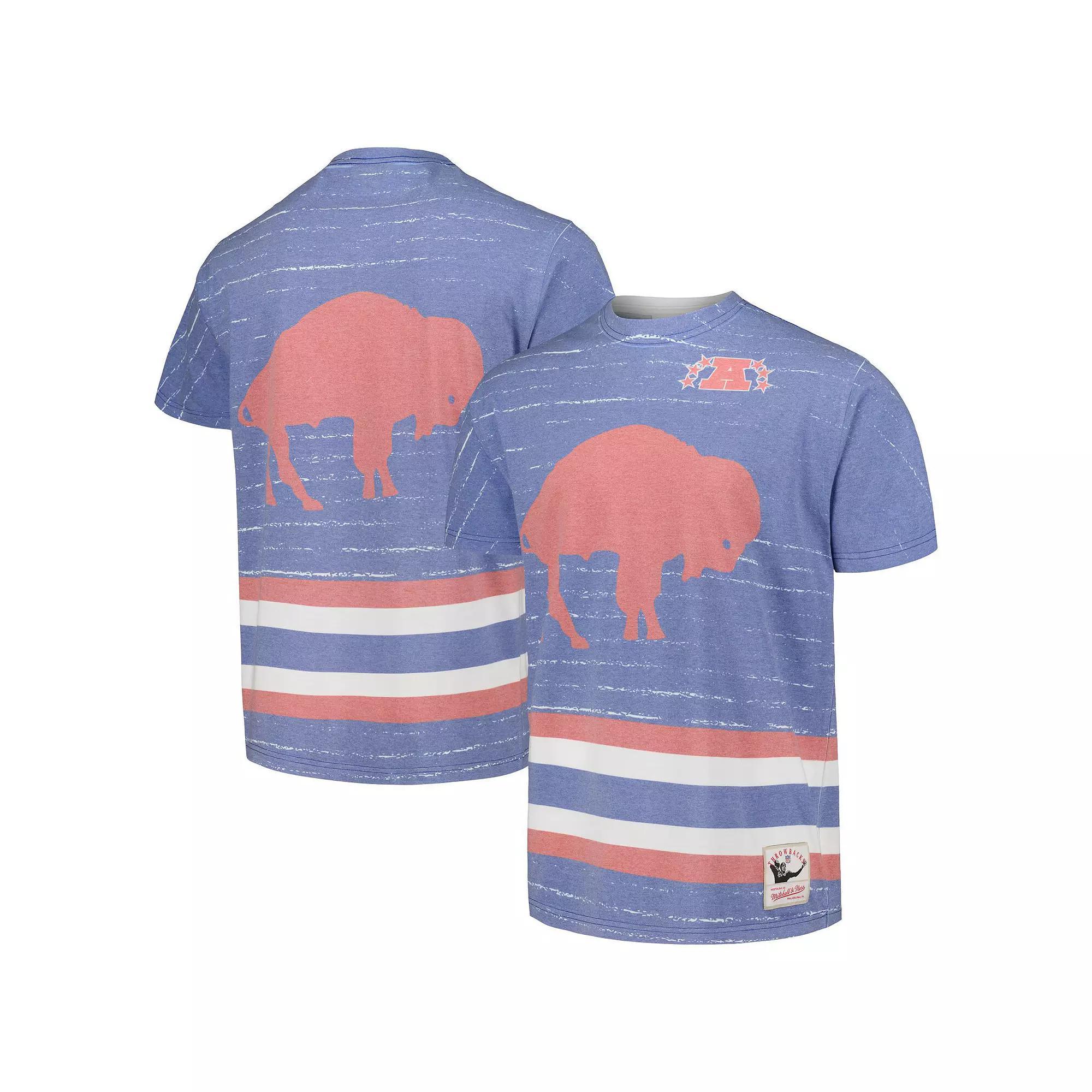 Men's Mitchell & Ness Royal Buffalo Bills Jumbotron 3.0 T-Shirt,  Product Image