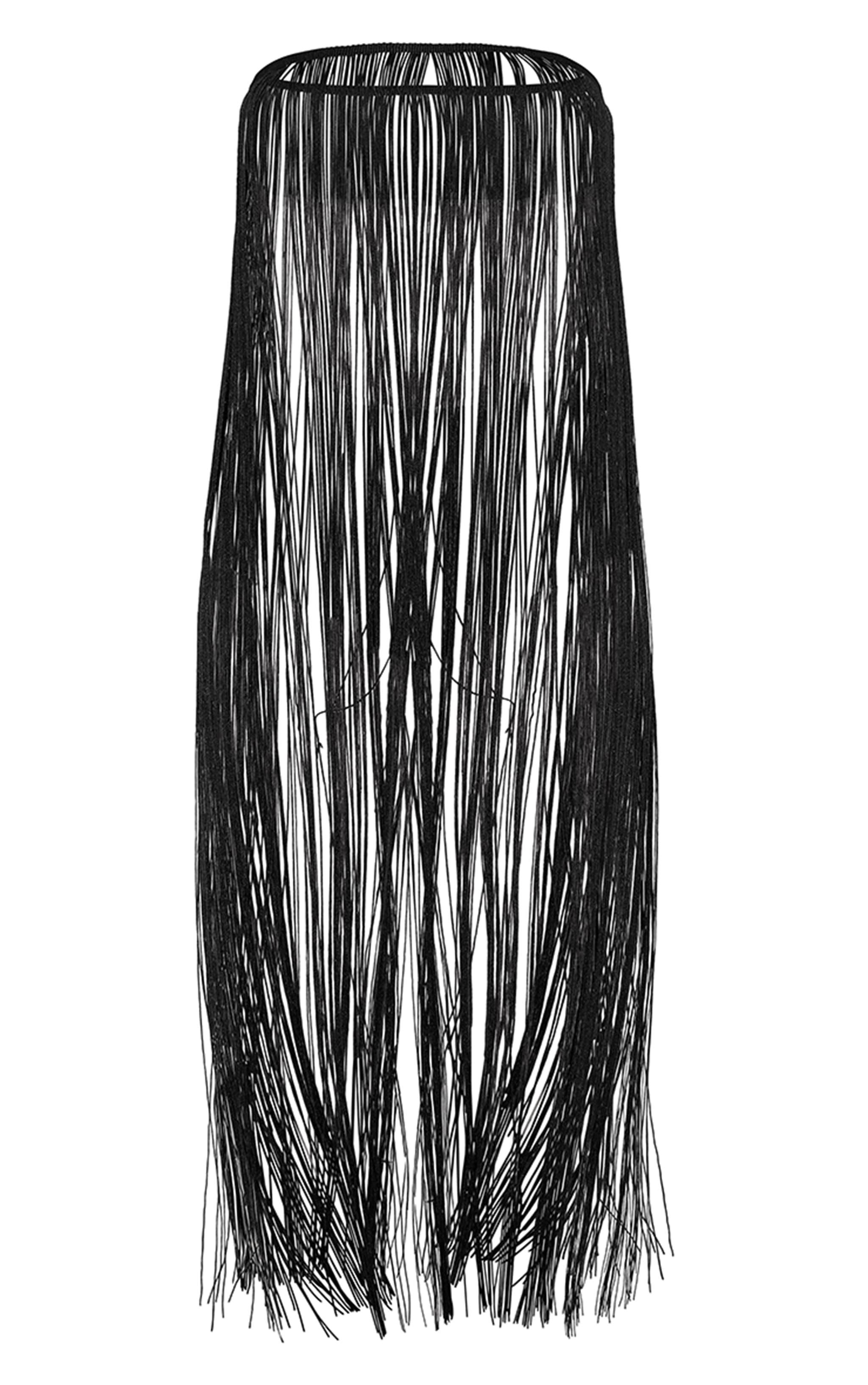 Black Fringe Top Product Image